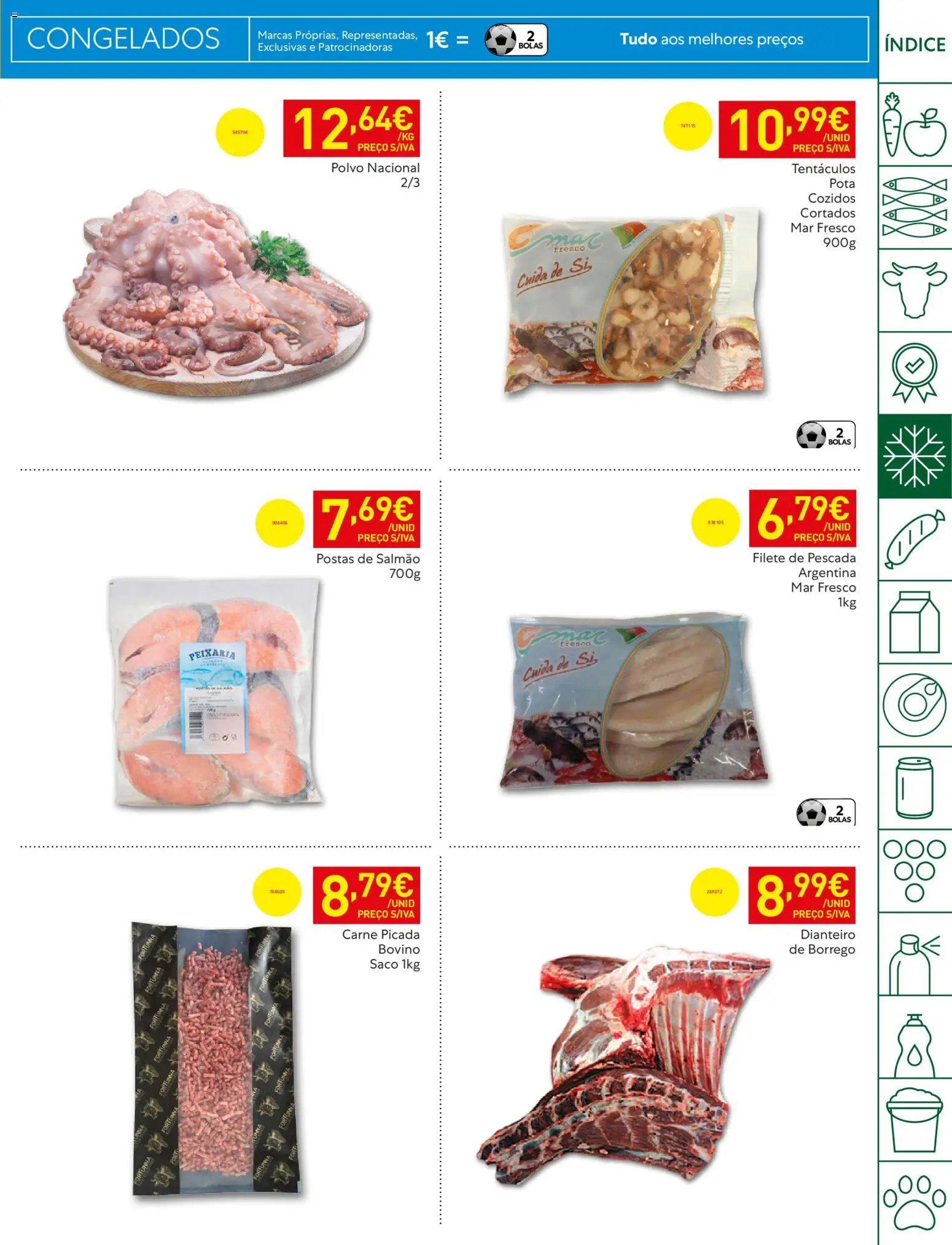 Recheio folheto Madeira │ válido de 05.05.2026 | Página: 11 | Produtos: Pescada, Polvo, Salmão, Carne