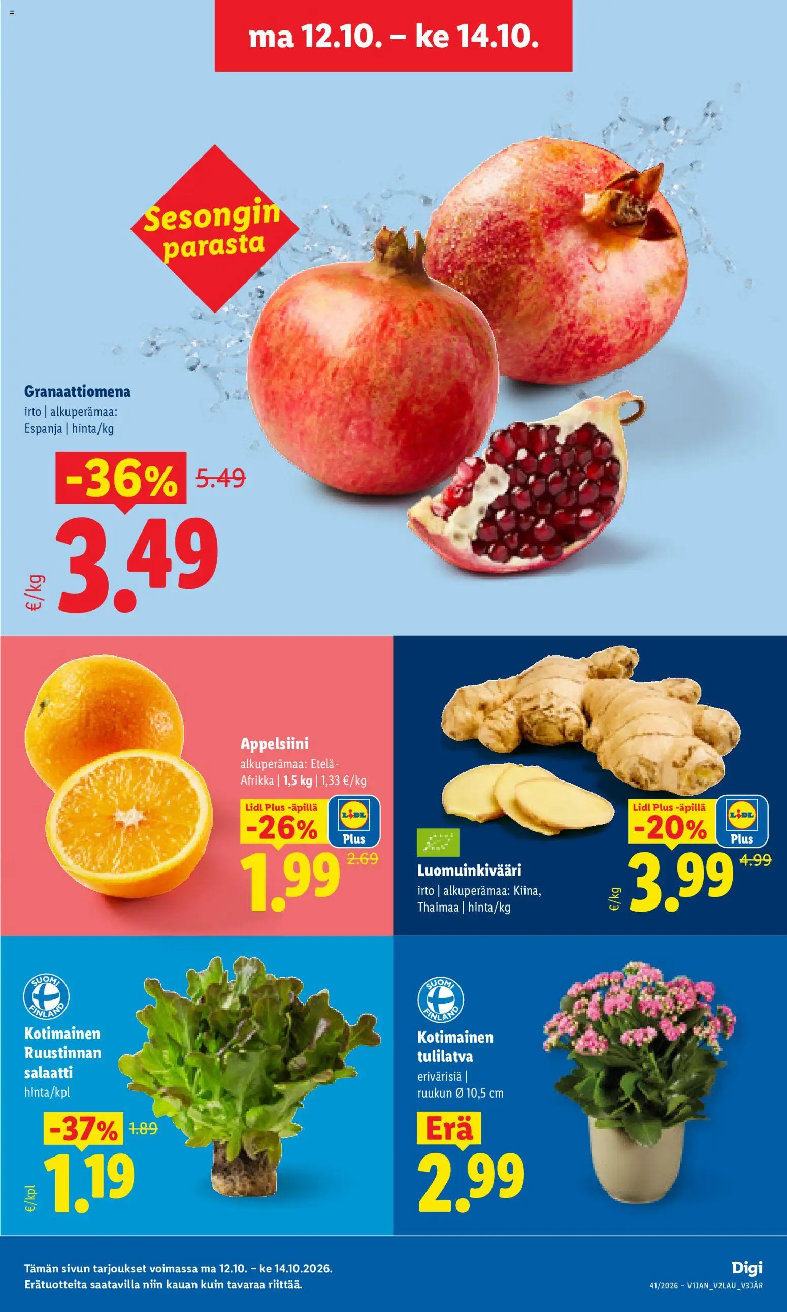 Lidl tarjoukset Kauhajoki – voimassa 12/10/2026 alkaen | Sivu: 3