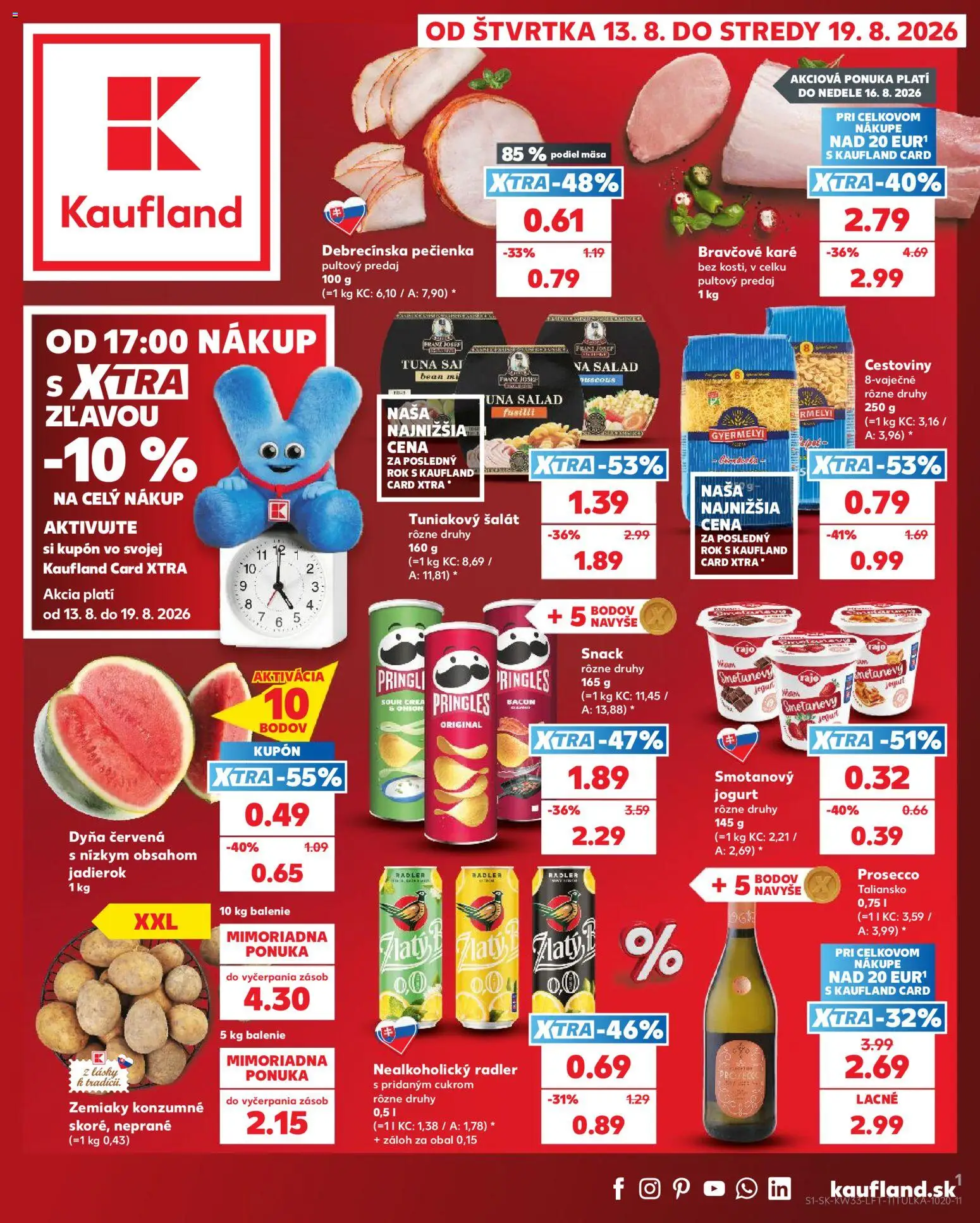 Nové Kaufland akcie – leták je platný od 13.08.2026 | Strana: 1
