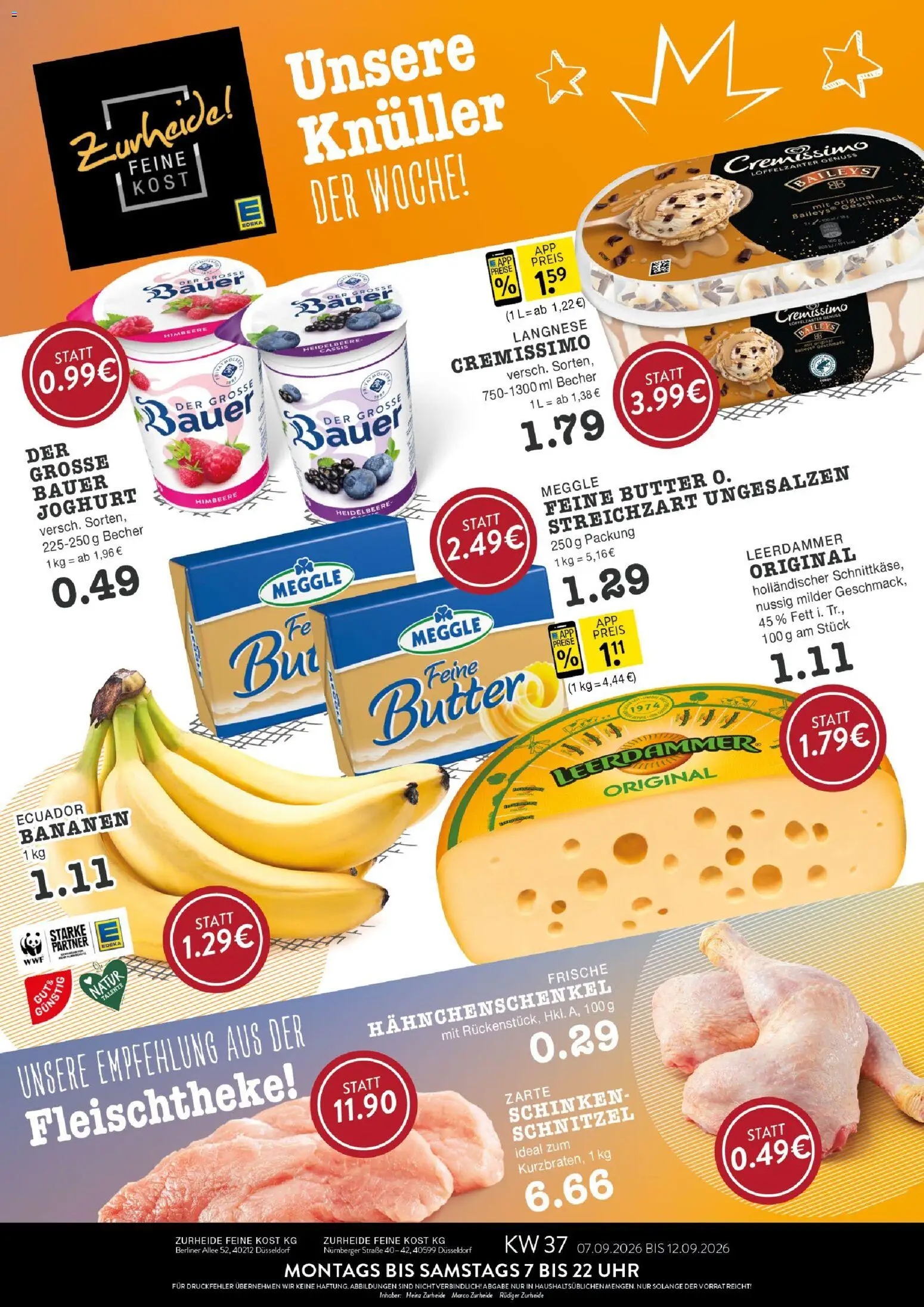 Edeka Zurheide Prospekt – gültig ab 07.09.2026 | Seite: 1