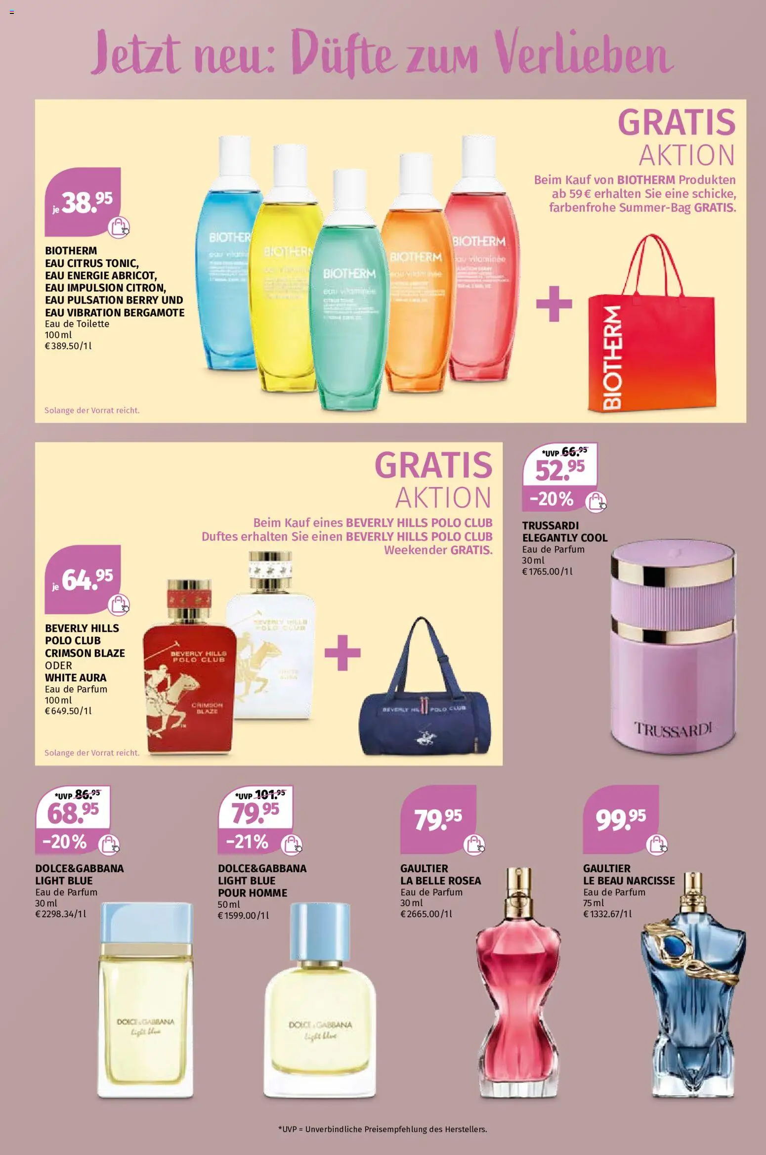 Müller Parfümerie Angebote gültig ab 01.06.2026 | Seite: 8 | Produkte: Toilette, Parfüm, Eau de Toilette