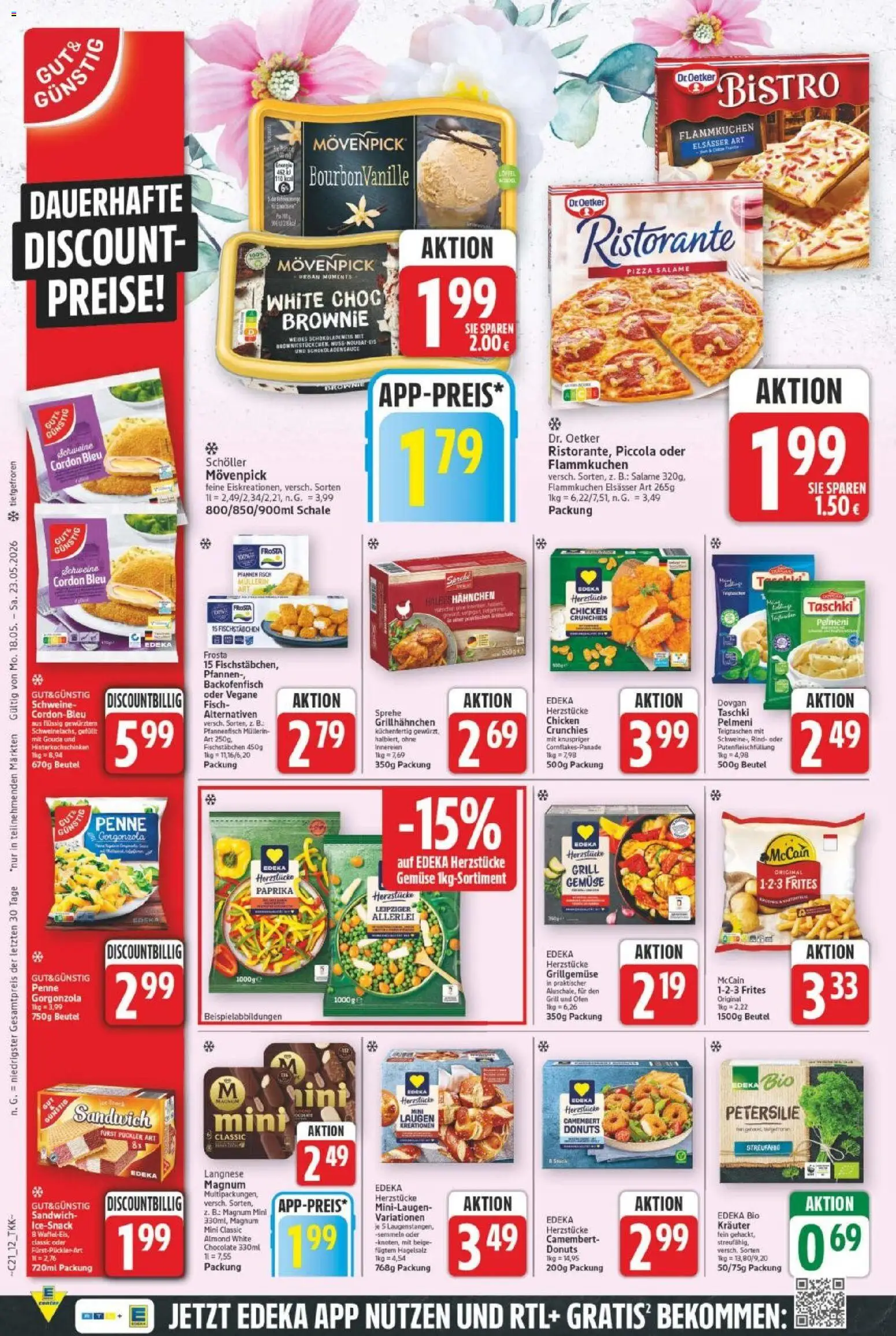 E center Prospekt 	 – gültig ab 18.05.2026 | Seite: 14 | Produkte: Ristorante, Frosta, Fisch, Paprika