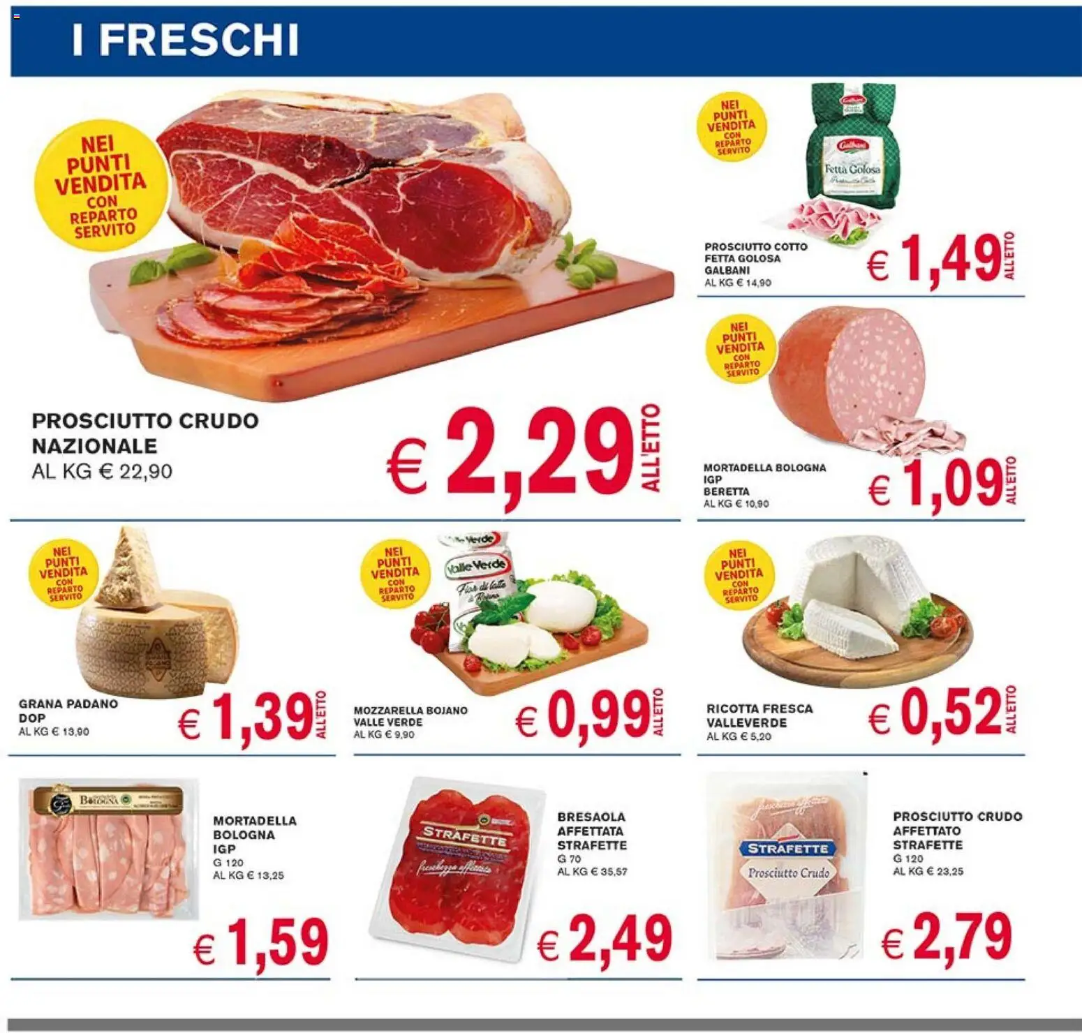 Volantino Coal del 07.05.2026 | Pagina: 6 | Prodotti: Prosciutto Crudo, Prosciutto Cotto, Bresaola, Ricotta