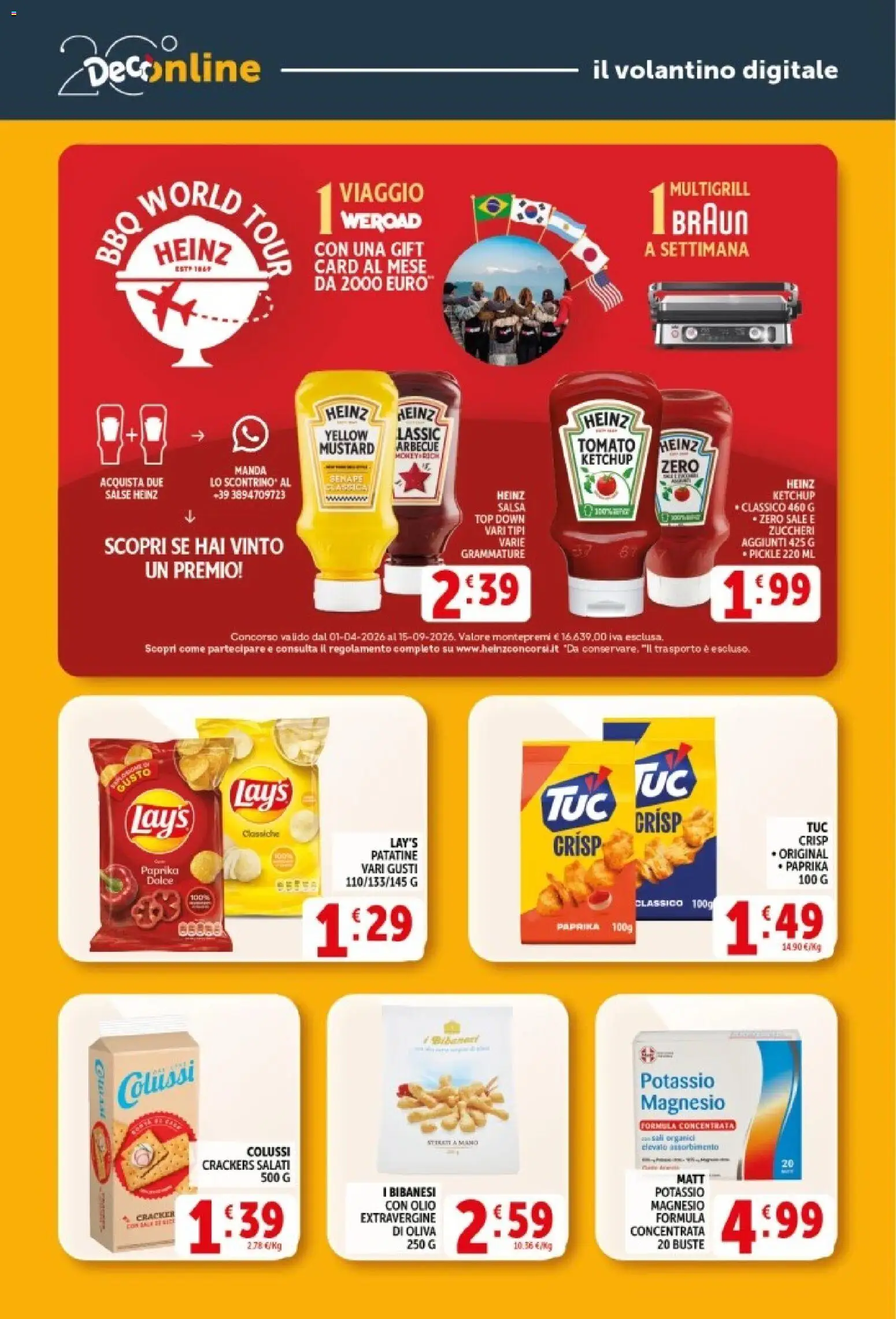 Volantino Decò del 20.05.2026 | Pagina: 37 | Prodotti: Patatine, Salsa, Top, Crackers
