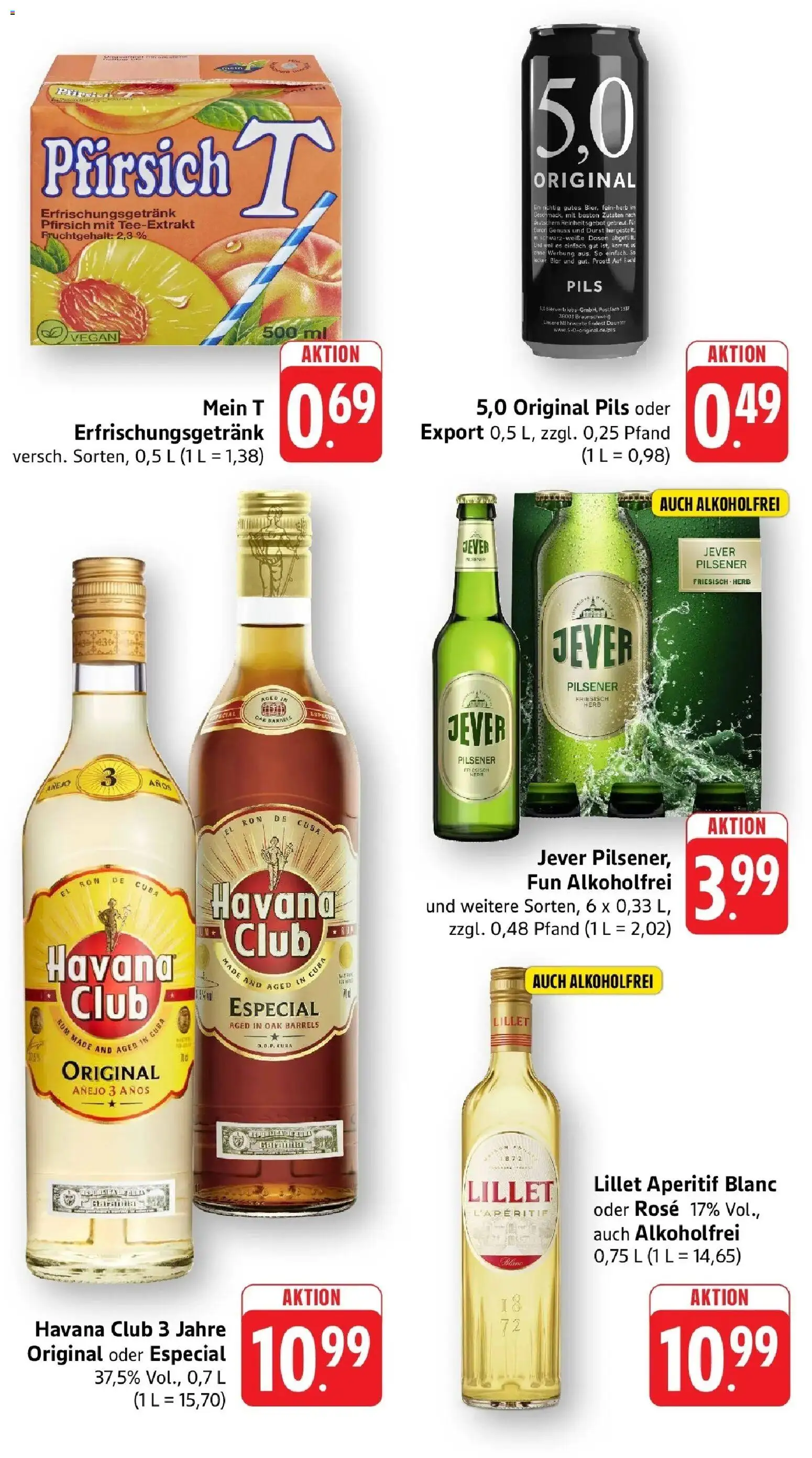 nah & gut Prospekt Gengenbach – gültig ab 17.08.2026 | Seite: 8 | Produkte: Rum, Lillet, Jever, Pfirsich
