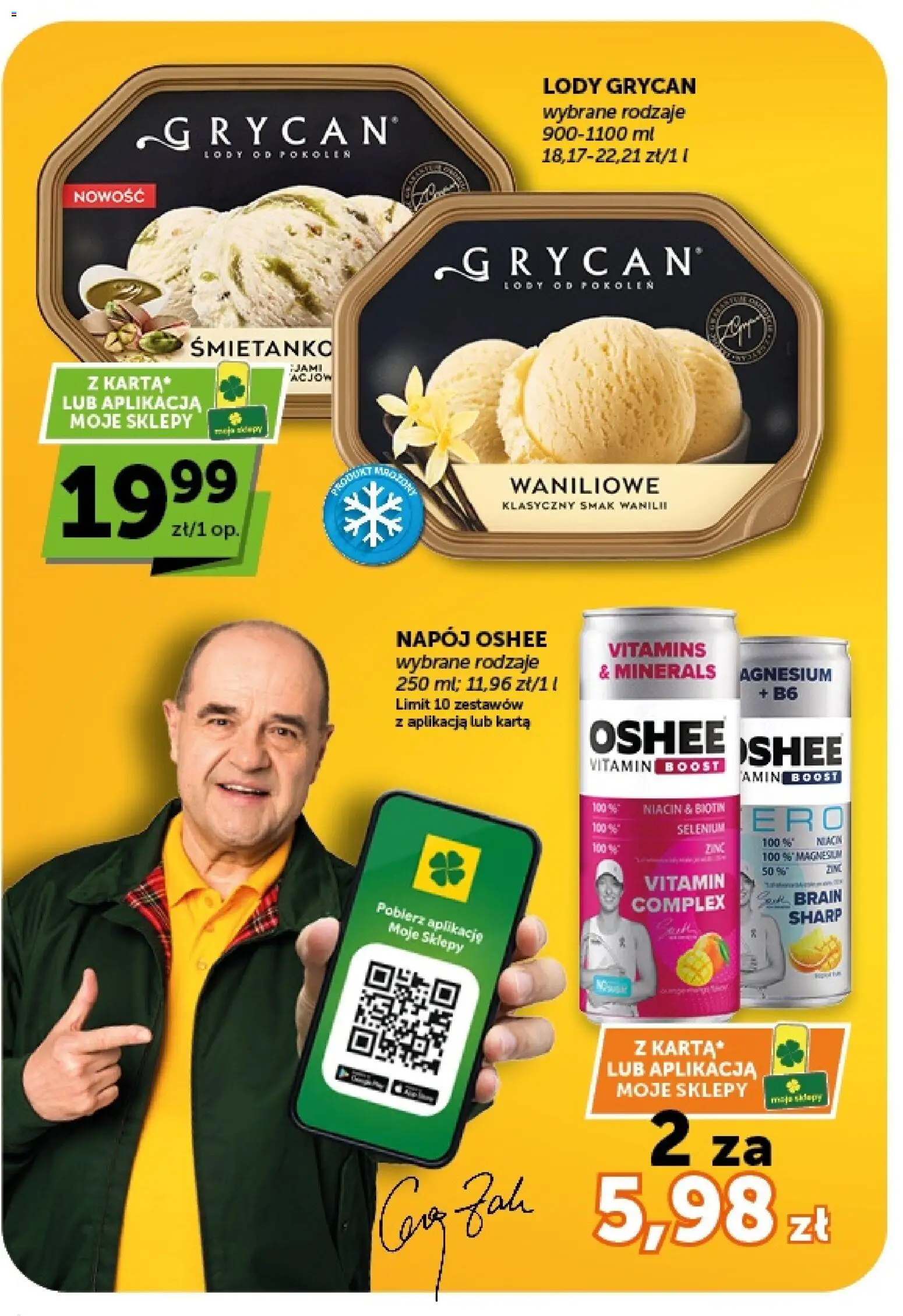Euro Sklep gazetka od 16.07.2026 | Strona: 15 | Produkty: Karta, Lody Grycan, Lody