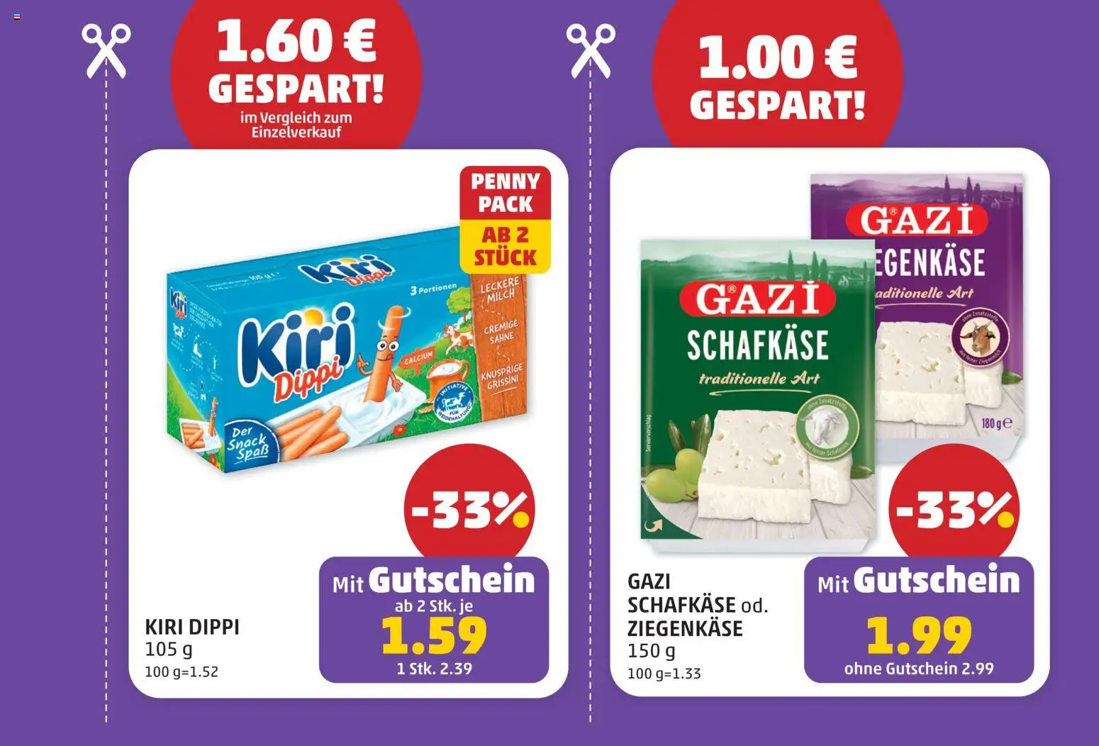 Penny Markt Gutscheine gültig ab 21.05.2026 | Seite: 5 | Produkte: Sahne, Milch