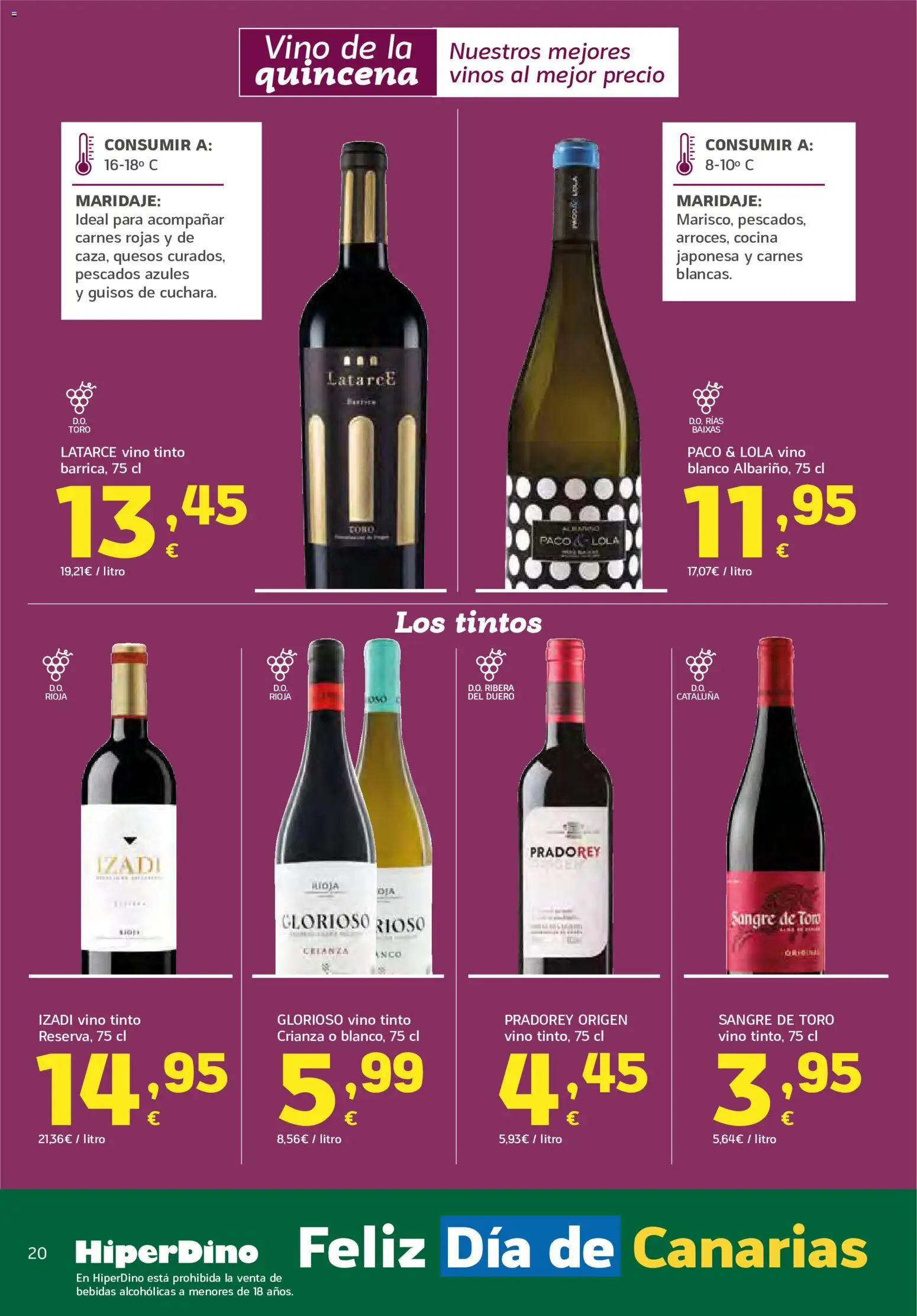 HiperDino folleto │ válido desde el 25.05.2026 | Página: 20 | Productos: Vino, Cocina