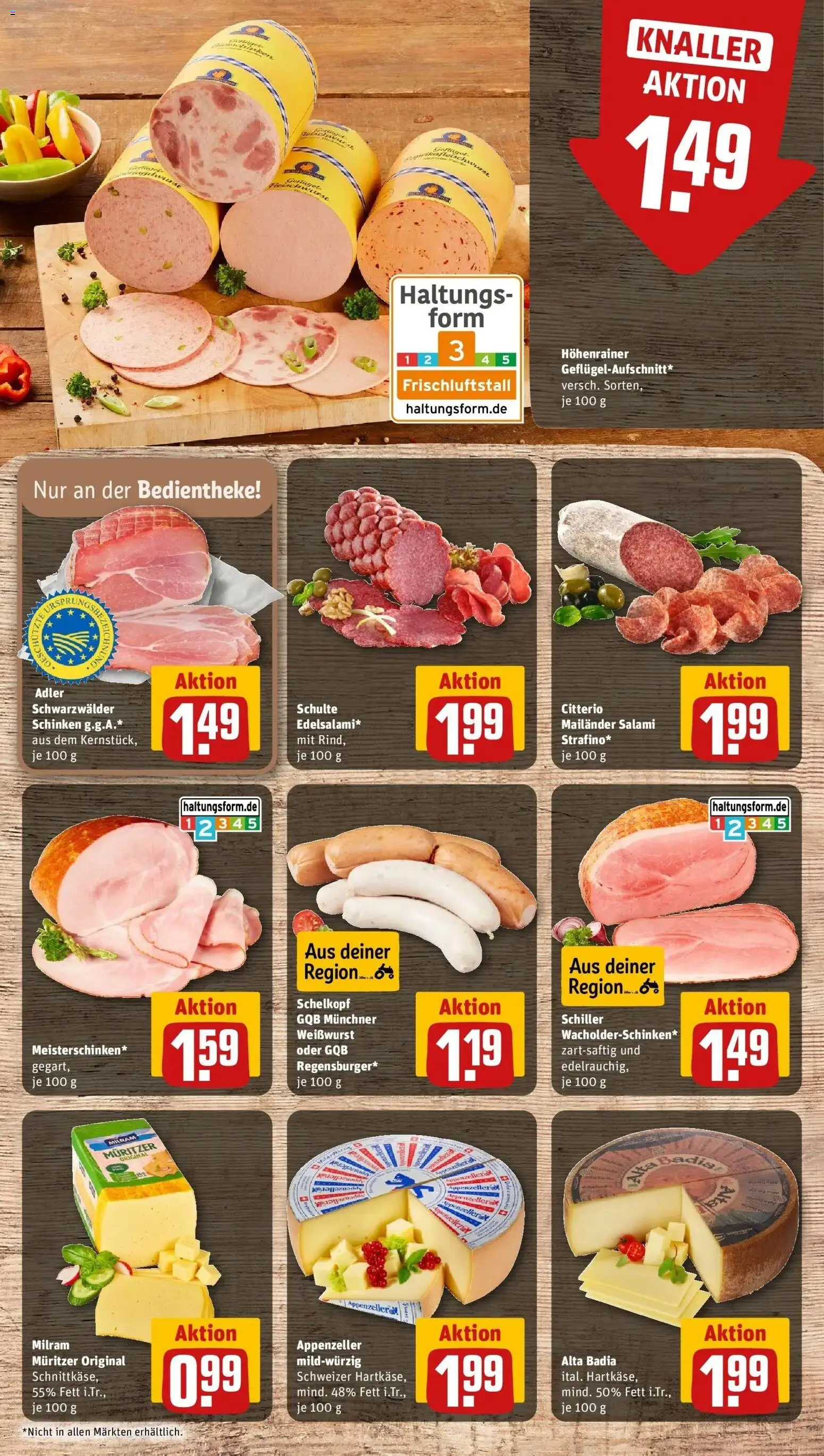 Rewe Prospekt Meitingen	 – gültig ab 12.04.2026 | Seite: 7 | Produkte: Weißwurst, Milram, Salami, Schinken