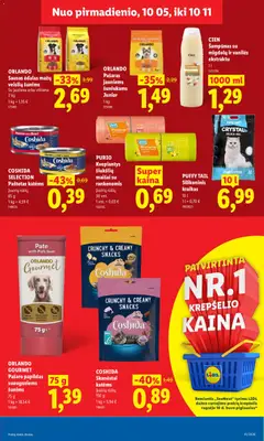 LIDL leidinys galioja nuo 2026.10.05 | Puslapis: 19 | Prekių: Paštetas, Šampūnas, Krepšelis, Vištiena