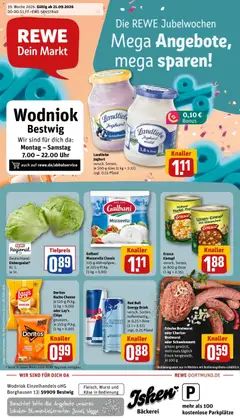 Rewe Prospekt Bestwig ab 21.09.2026 gültig