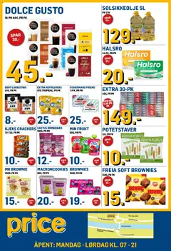Forhåndsvisning av Price Lagerbutikk kundeavis gyldig fra 21/10/2026 | Side: 2 | Produkter: Honning, Frukt, Solsikkeolje, Brownie