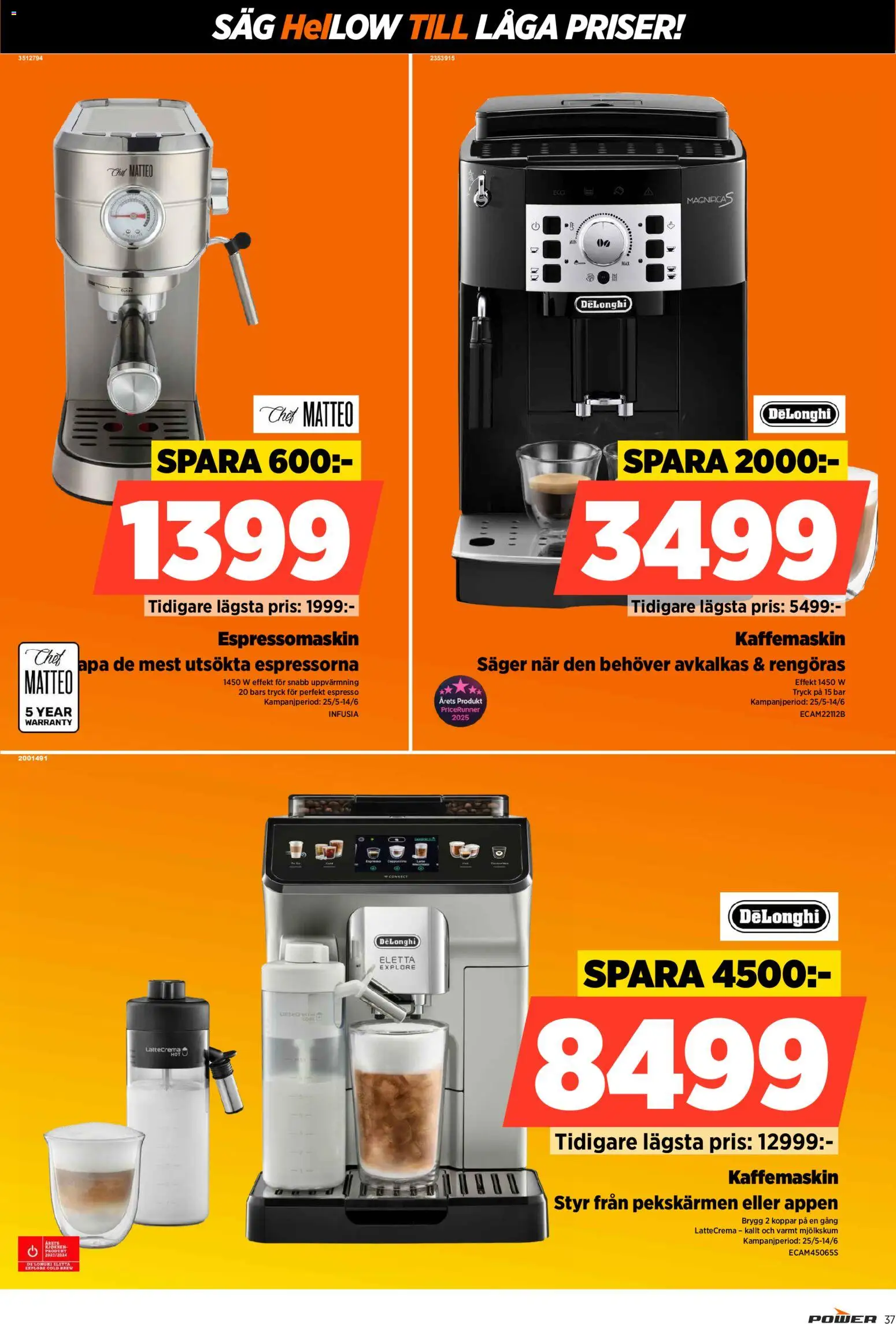 Power reklamblad aktuell från 08.06.2026 | Sida: 37 | Produkter: Såg