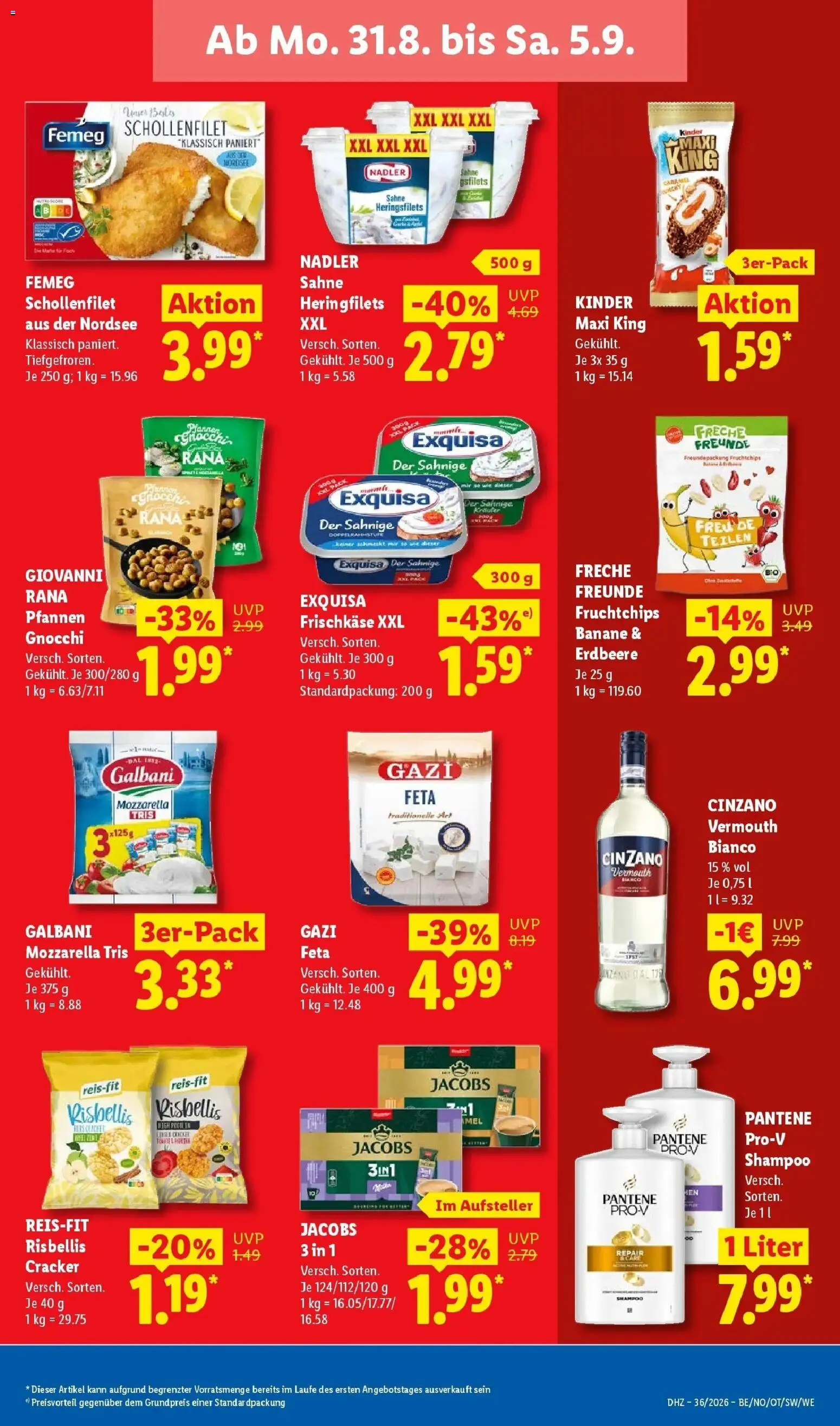 Lidl Prospekt Senftenberg (ab 31.08.2026) zum Blättern » Angebote | Seite: 19 | Produkte: Feta, Mozzarella, Chips, Frischkase