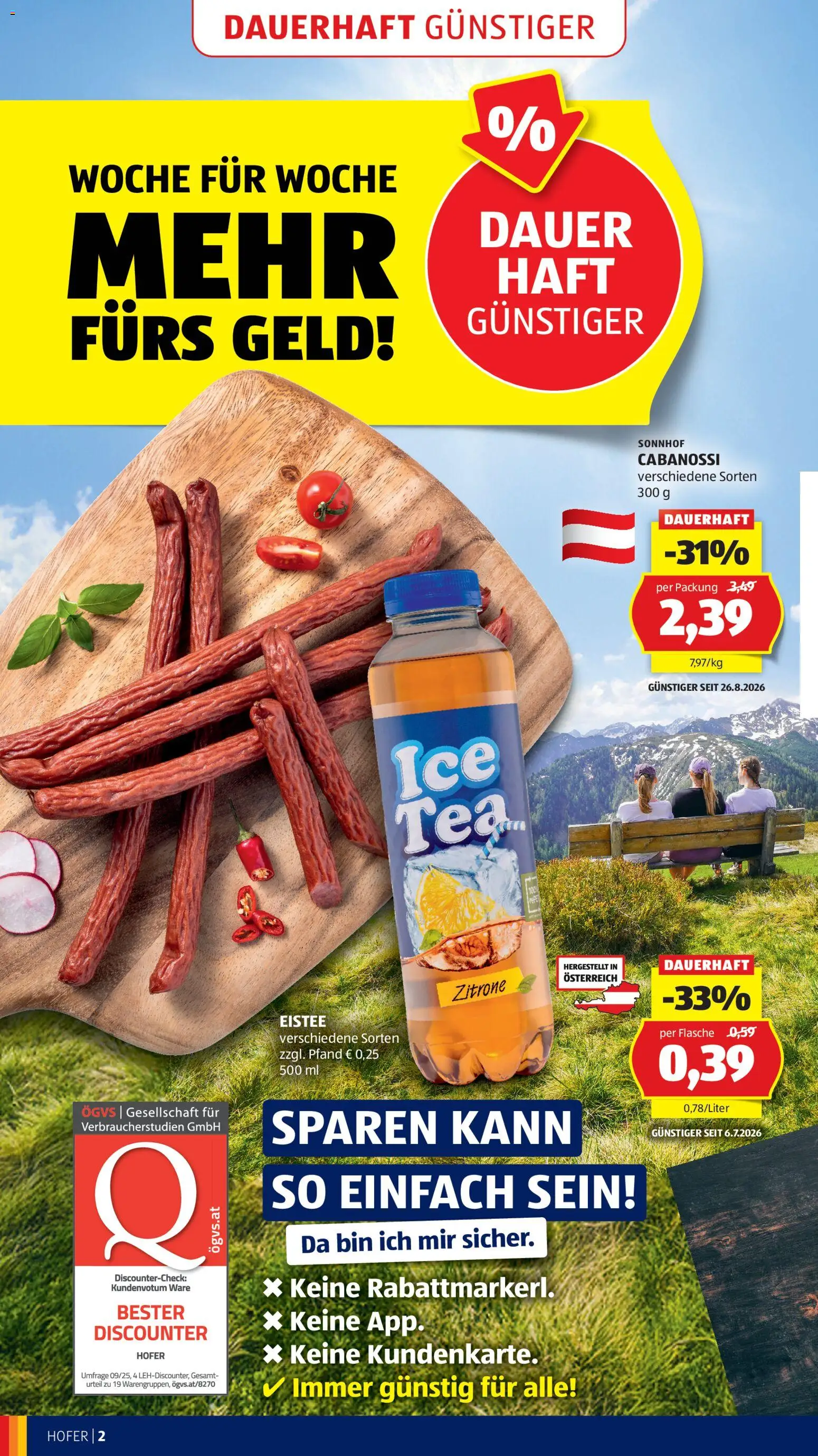 Hofer Flugblatt gültig ab 04.09.2026 | Seite: 8