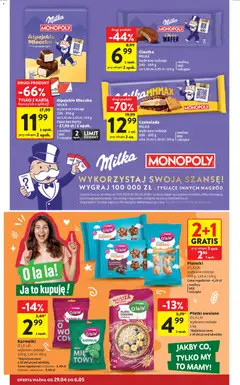 Pogląd oferty "Intermarche gazetka" - ważna od 29.04.2026 | Strona: 30 | Produkty: Karta, Płatki owsiane, Milka, Płatki
