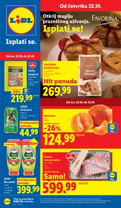 Lidl katalog - pregled Lidl kataloga - važi od 22.10.2026