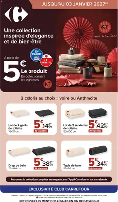 Carrefour Market - Prévisualisation de Carrefour Market Haha Halloween, des prix affreusement ridicules valide à partir de 20/10/2026 | Page: 44 | Produits: Tapis de bain, Tapis, Serviettes, Gants