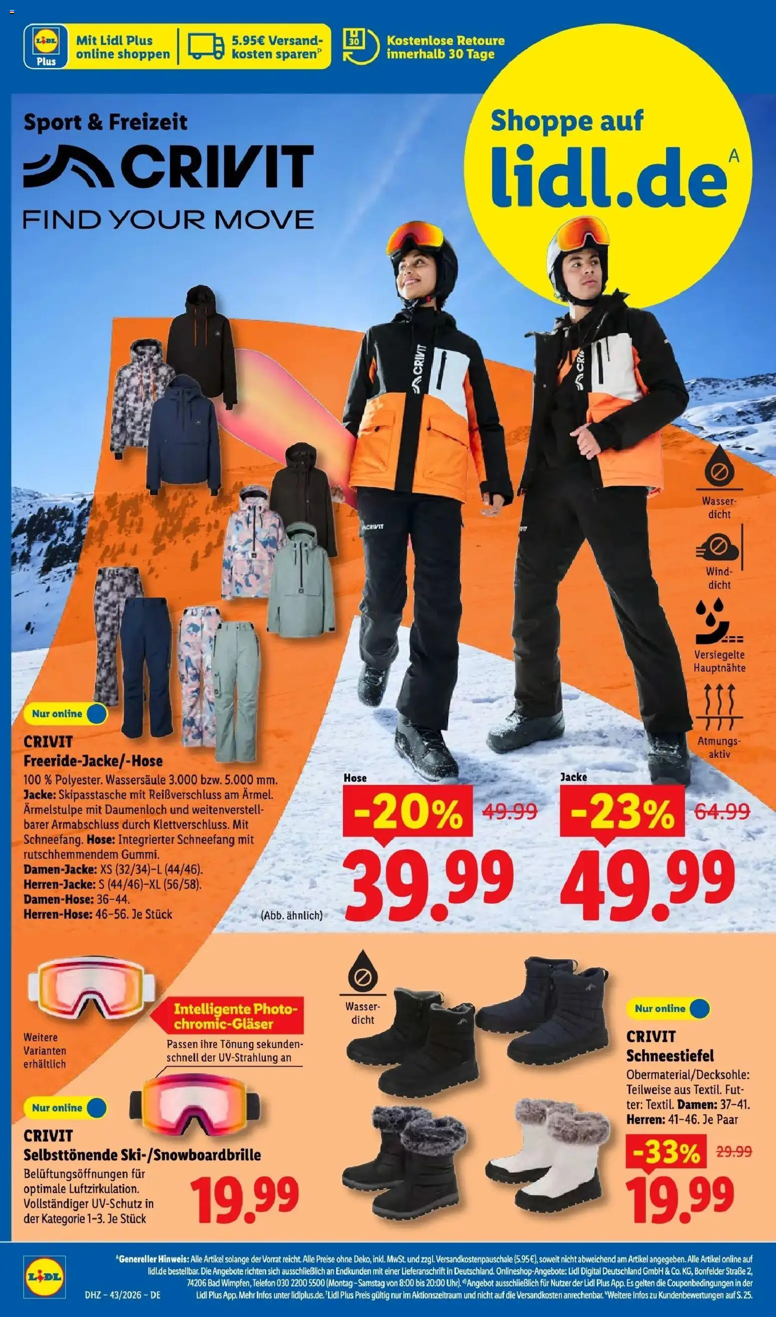 Lidl Prospekt Zülpich (ab 19.10.2026) zum Blättern » Angebote | Seite: 54 | Produkte: Bad, Ski, Jacke, Telefon