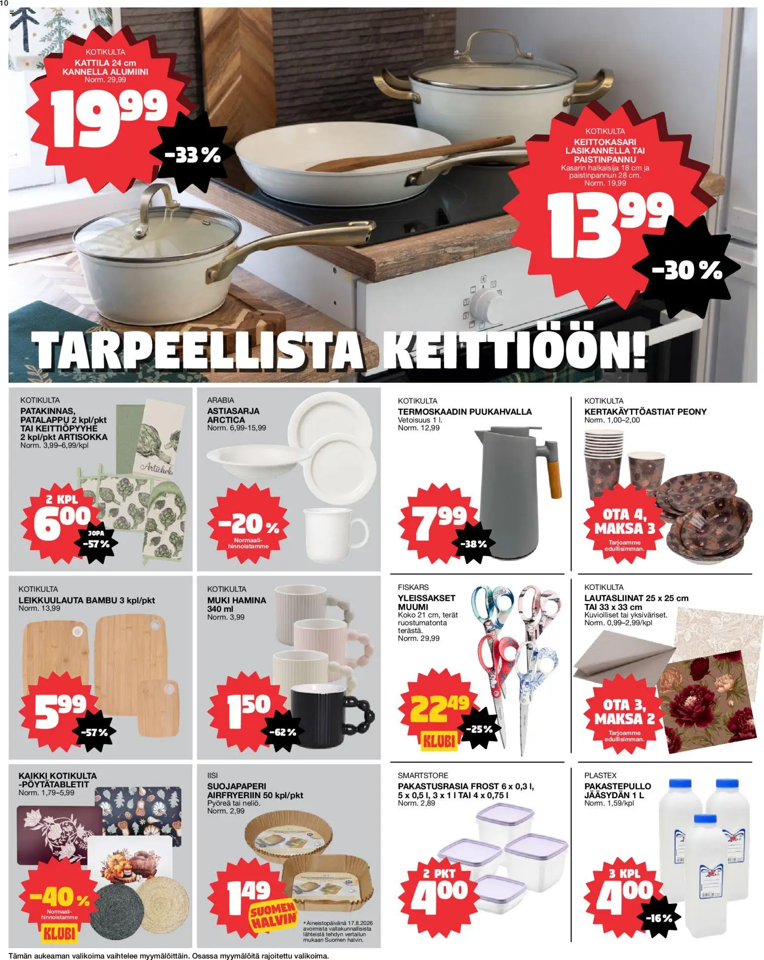 Tokmanni tarjoukset – voimassa 31/08/2026 alkaen | Sivu: 10