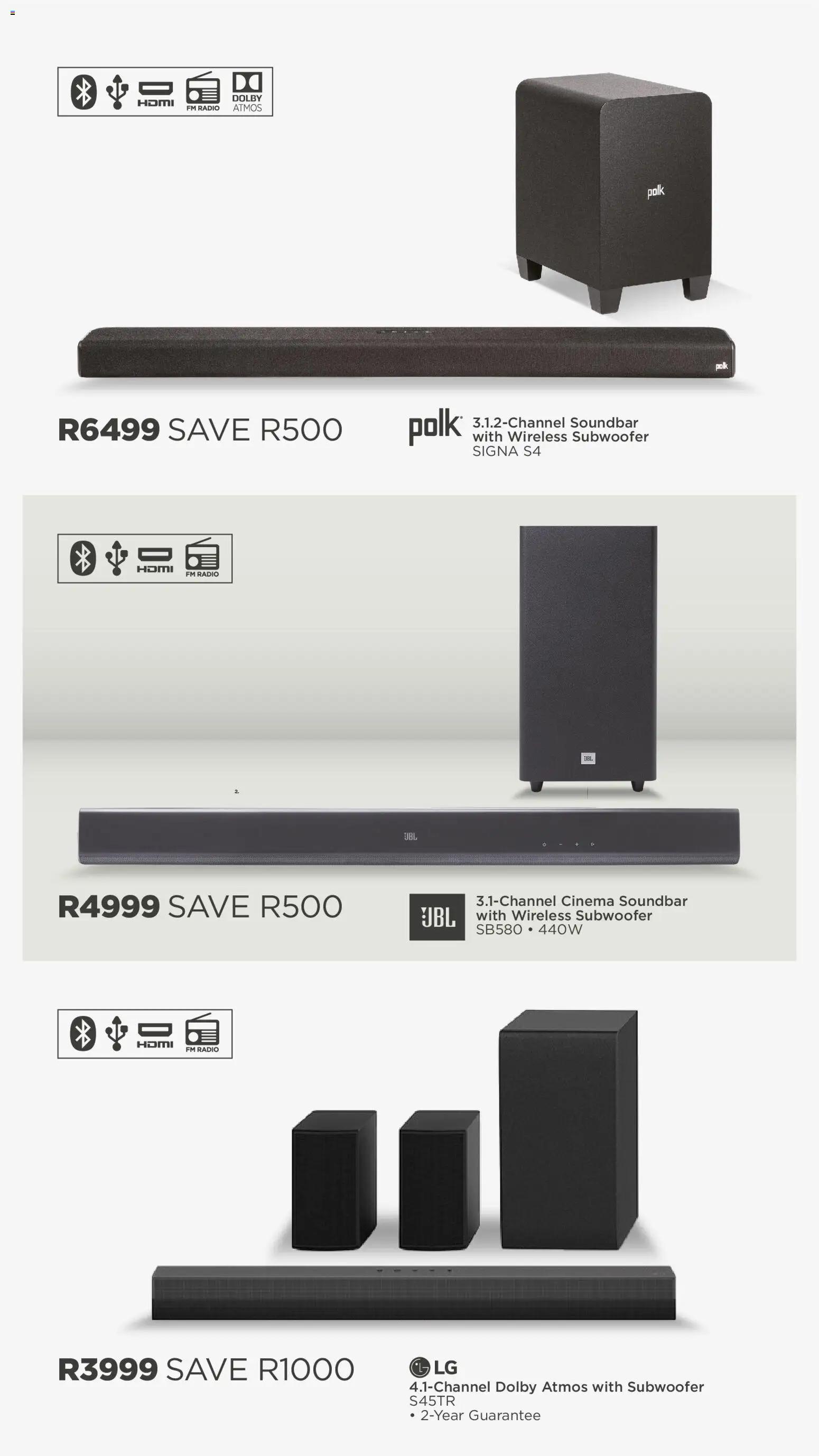 New House and Home catalogue – valid from 07/09/2026 | Page: 11 | Products: Radio, Soundbar, Subwoofer