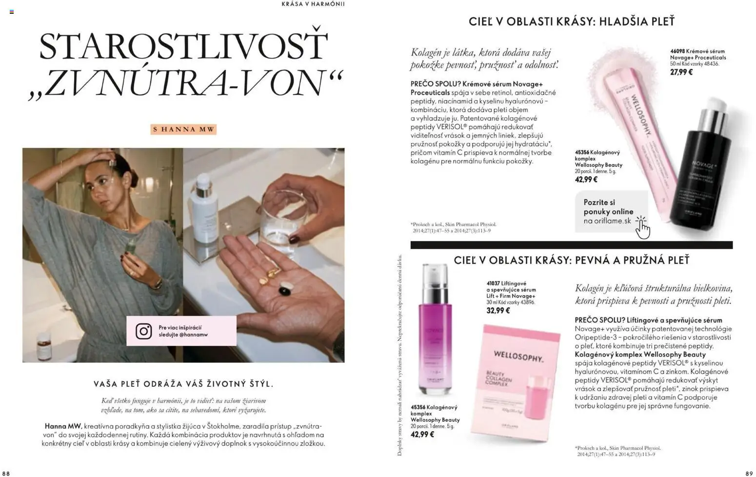 Nové Oriflame akcie – leták je platný od 11.11.2026 | Strana: 45 | Produkty: Kolagén