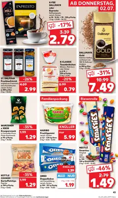 Kaufland DE - DE Folder Köln - Voorbeeld van een folder van Kaufland DE, geldig van 02-07-2026 | Pagina: 43