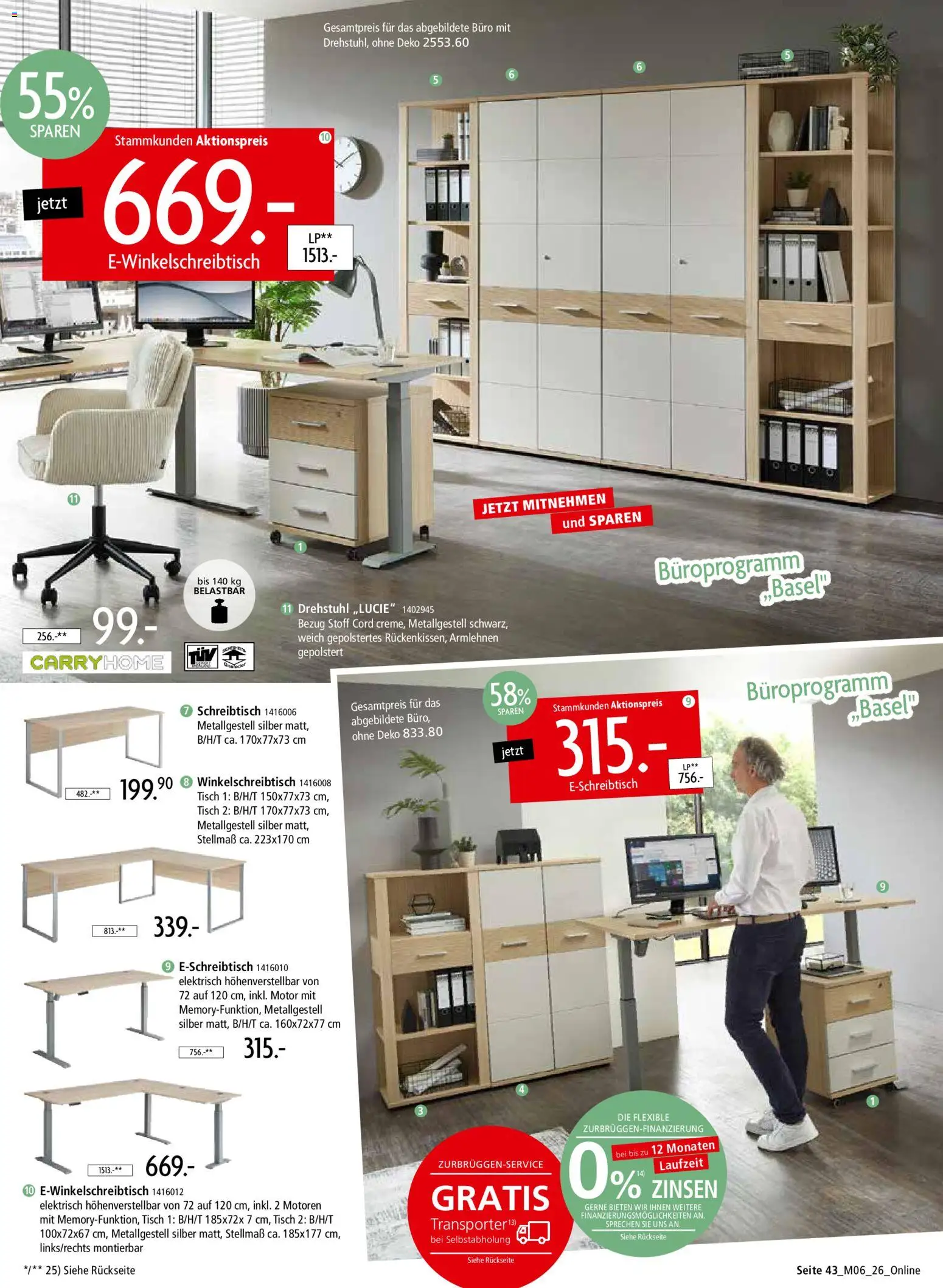 Zurbrüggen Z2-unschlagbar günstig – gültig ab 01.05.2026 | Seite: 43 | Produkte: Tisch