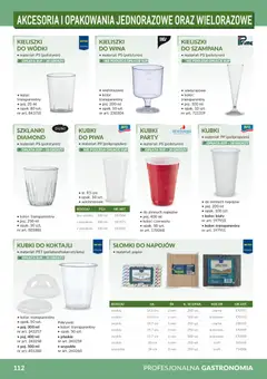 Pogląd oferty "Makro Gazetka - Profesjonalna Gastronomia" - ważna od 01.02.2026 | Strona: 112 | Produkty: Smoothie, Słomki, Szklanki, Kieliszki do wódki