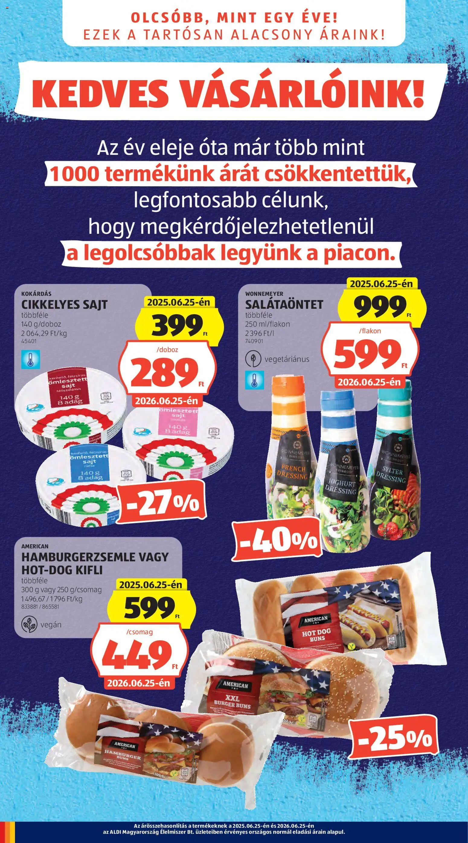 Aldi akciós ujság - amely érvényes a következő dátumtól: 25.06.2026 | Oldal: 2