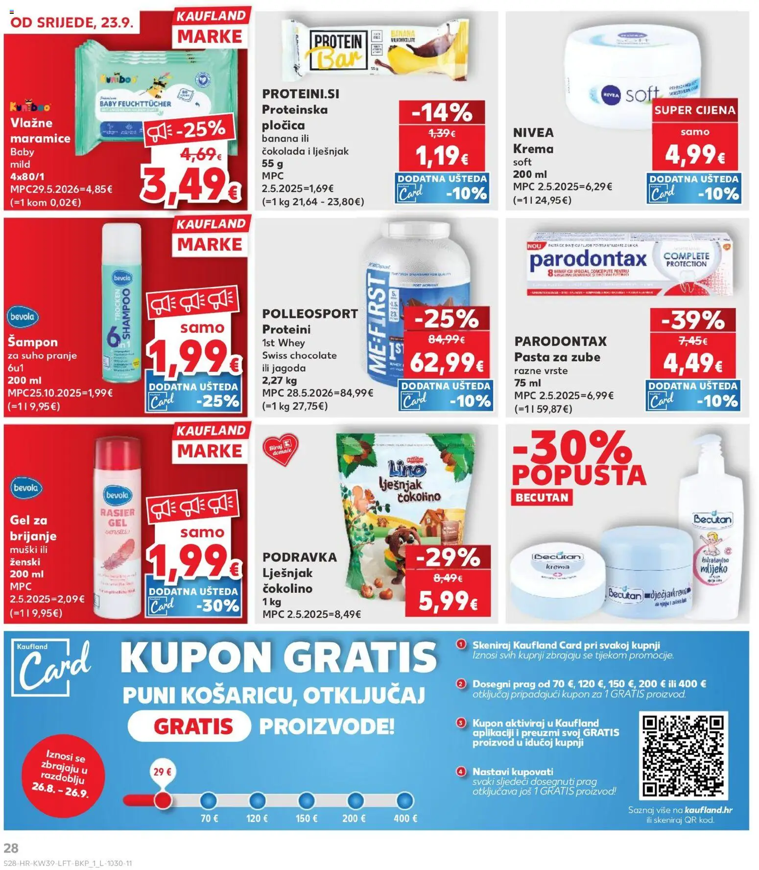 Kaufland katalog | vrijedi od 23.09.2026 | Stranica: 28