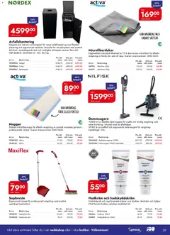 Lyreco erbjudanden inspo - Förhandsvisning av reklamblad från butik Lyreco aktuell från 01/10/2026 | Sida: 29 | Produkter: Dammsugare, Lock, Sladdlös dammsugare, Skaftdammsugare