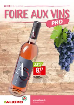 Aligro aktionen Weinfestival Chavannes ab 25.05.2026 gültig