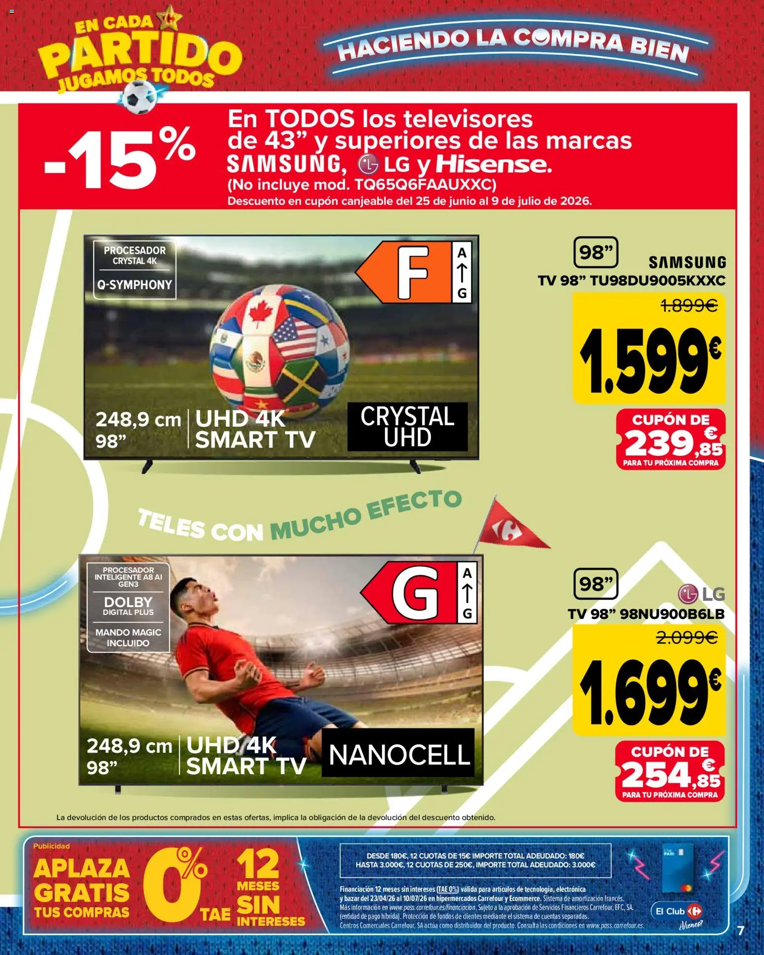 Carrefour La Fiesta del Futbol │ válido desde el 11.06.2026 | Página: 7