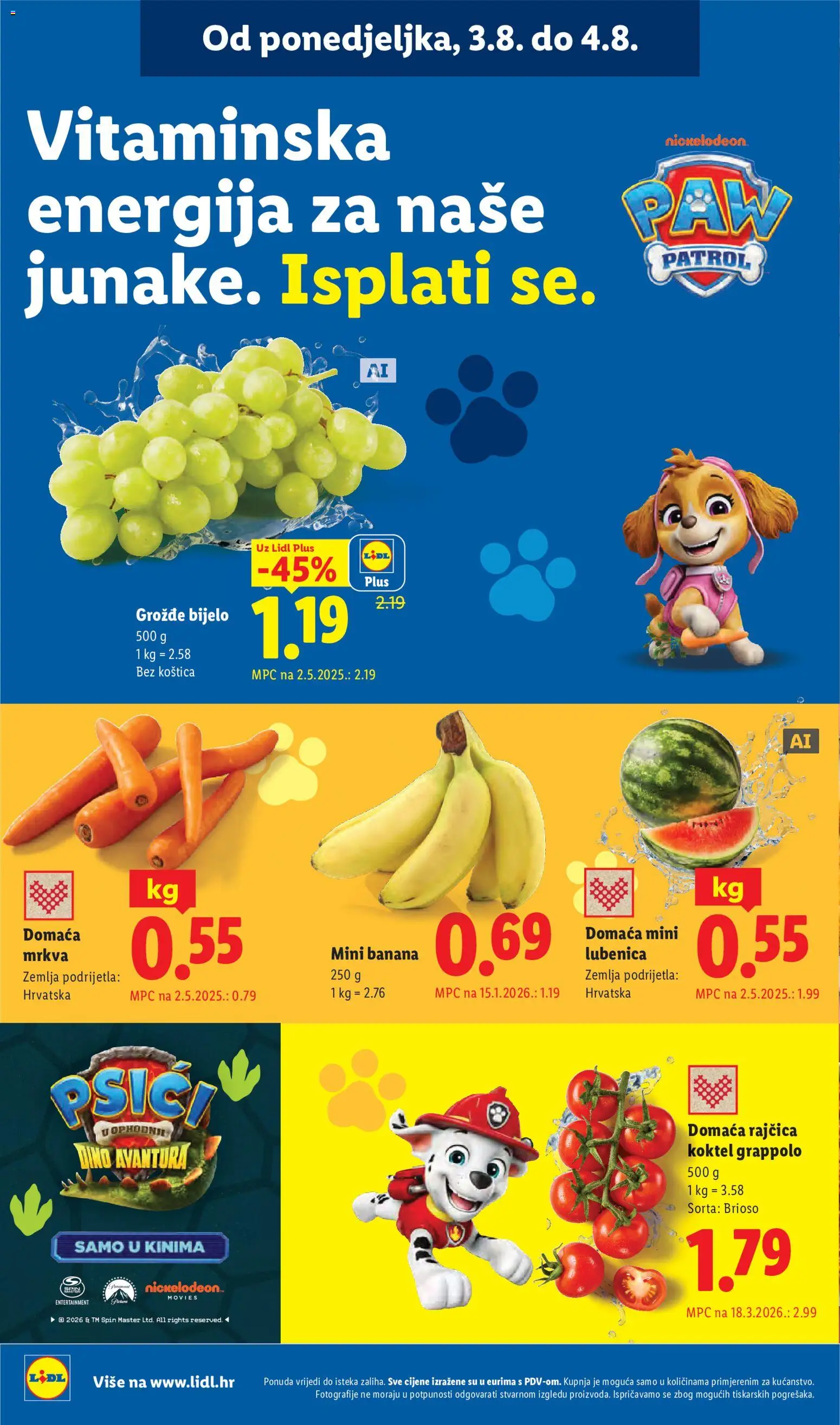 Lidl katalog | vrijedi od 03.08.2026 | Stranica: 2 | Proizvodi: Zemlja, Lubenica, Grožđe, Rajčica