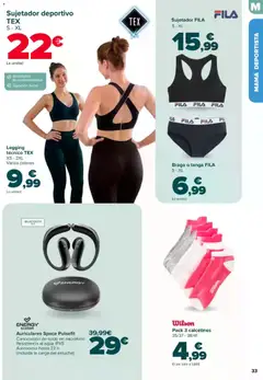 Vista previa Carrefour Dia de la Madre válido desde el 23.04.2026 | Página: 33 | Productos: Auriculares, Micrófono, Braga