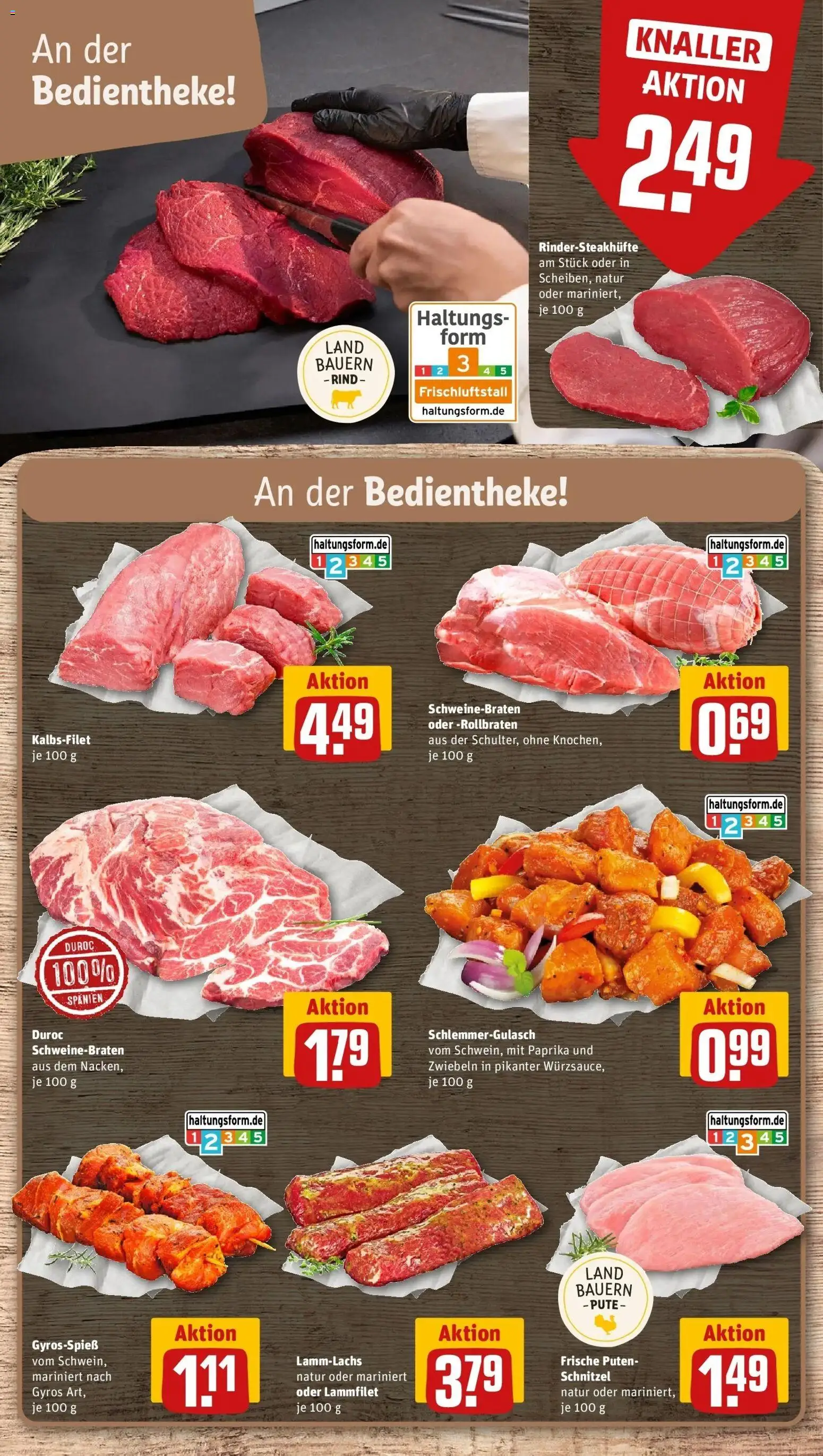 REWE Prospekt ab 12.10.2026 zum Blättern » Angebote | Seite: 6 | Produkte: Pute, Schnitzel, Gyros, Zwiebeln