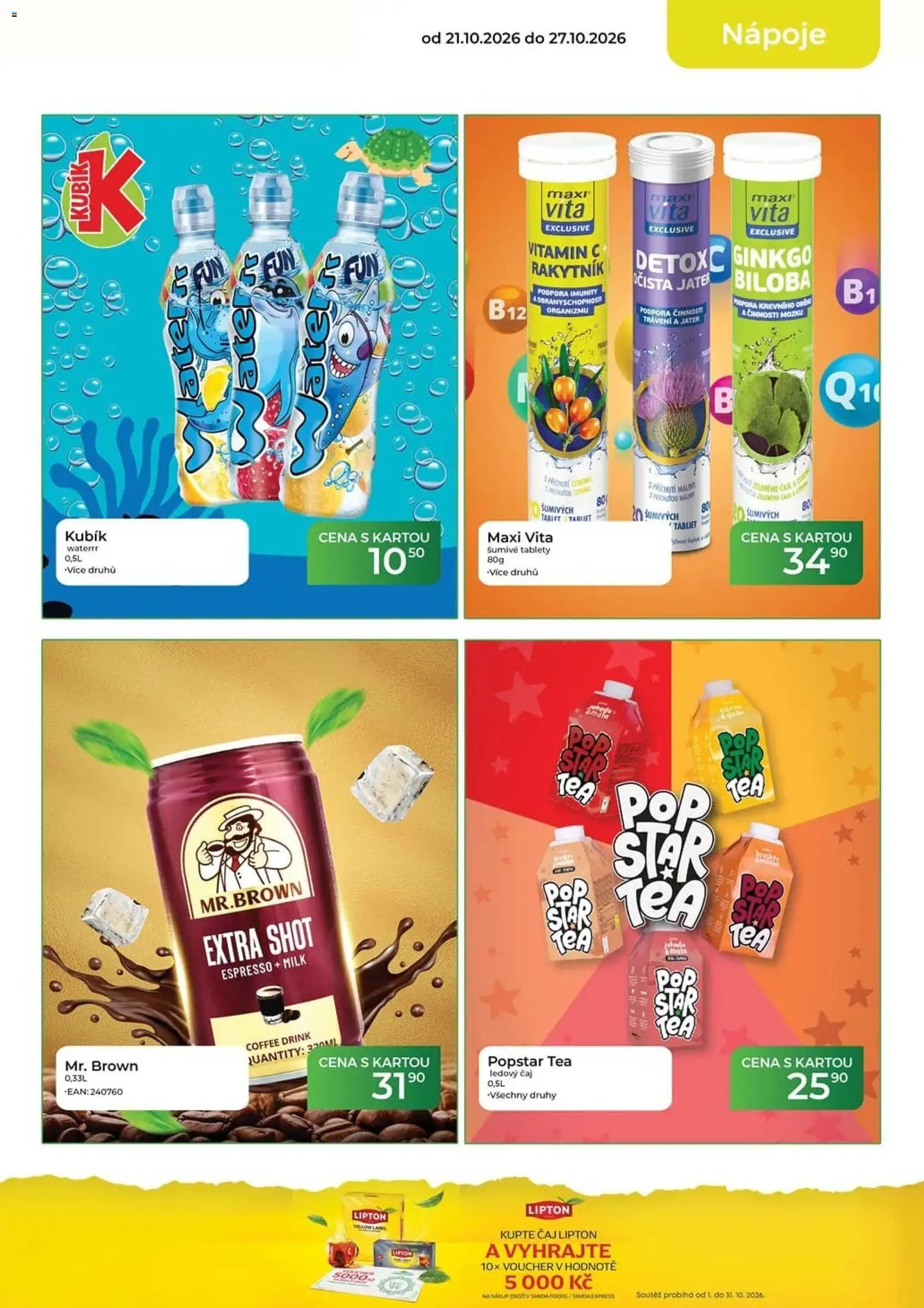 Tamda Foods leták od 21.10.2026 | Strana: 11 | Produkty: Šumivé tablety, Čaj, Maliny, Ledový čaj