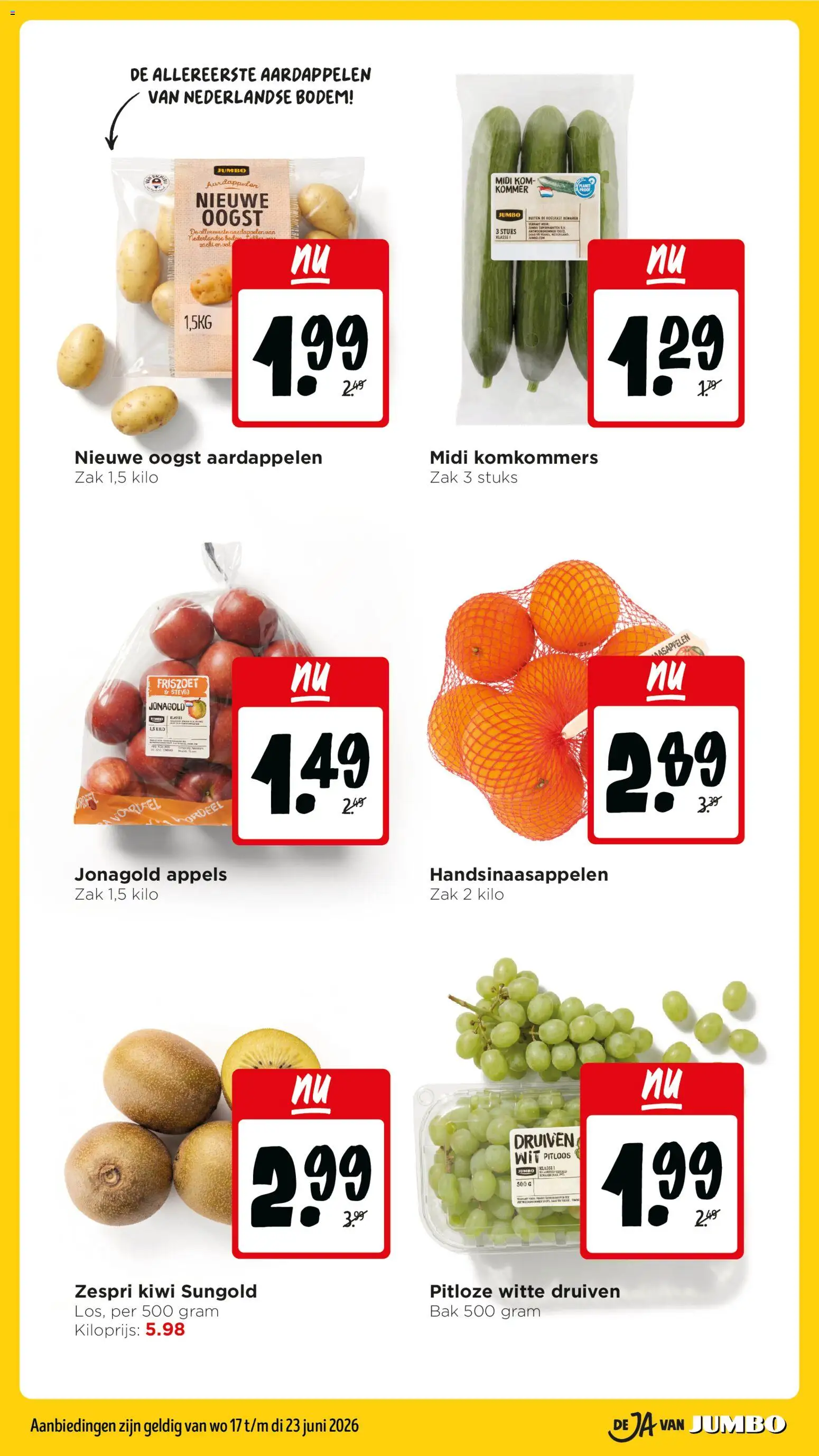 {H1} | Pagina: 14 | Producten: Appels, Kiwi, Zak, Druiven