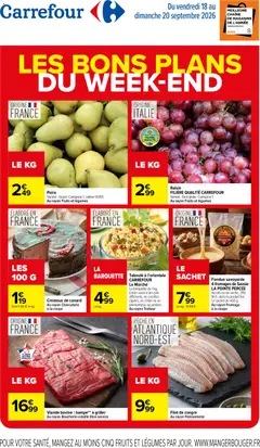 Carrefour - Prévisualisation de Carrefour les bons plans du week-end valide à partir de 18/09/2026