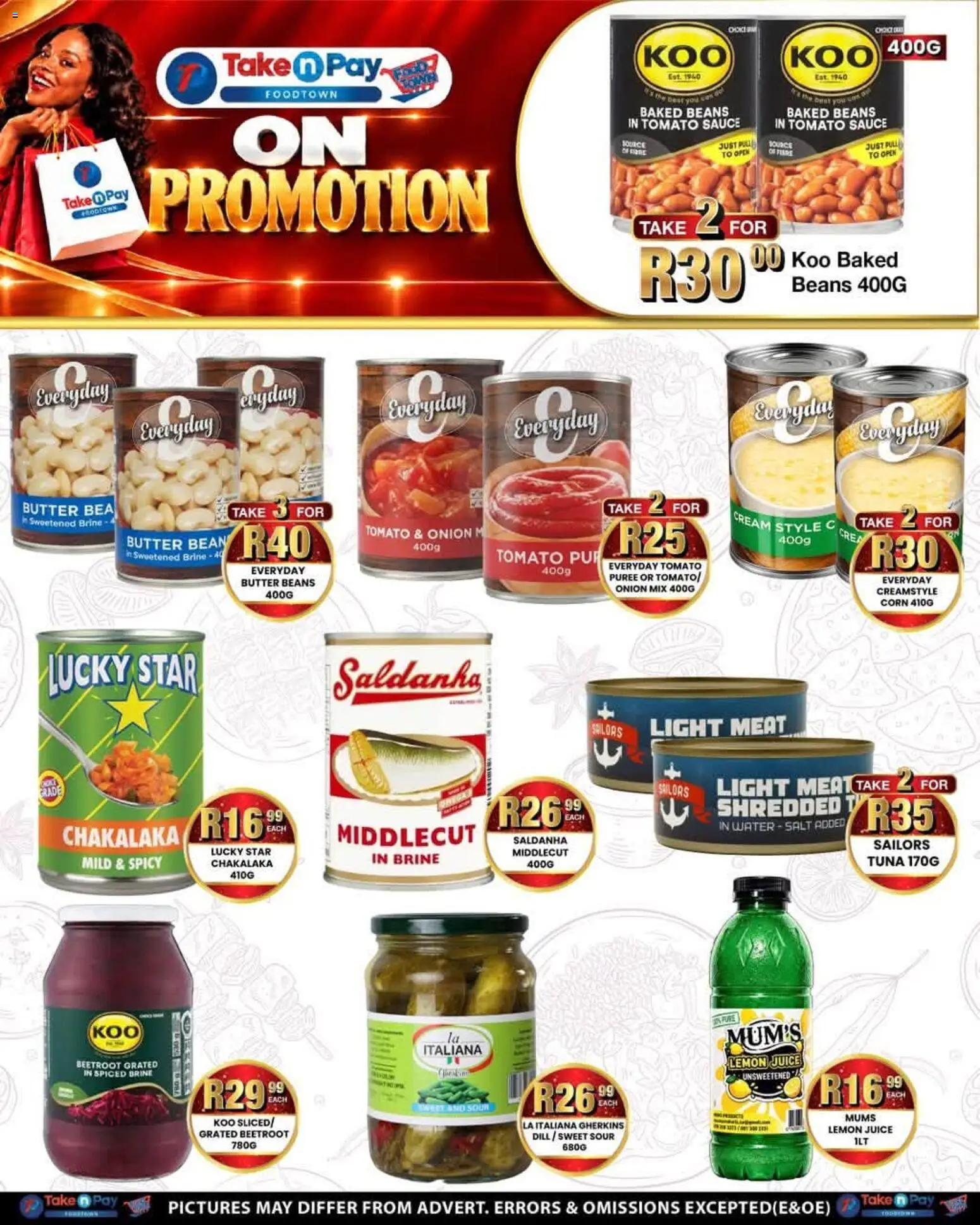 New Take n Pay catalogue – valid from 12/10/2026 | Page: 7 | Products: Corn, Tuna, Sauce, Onion