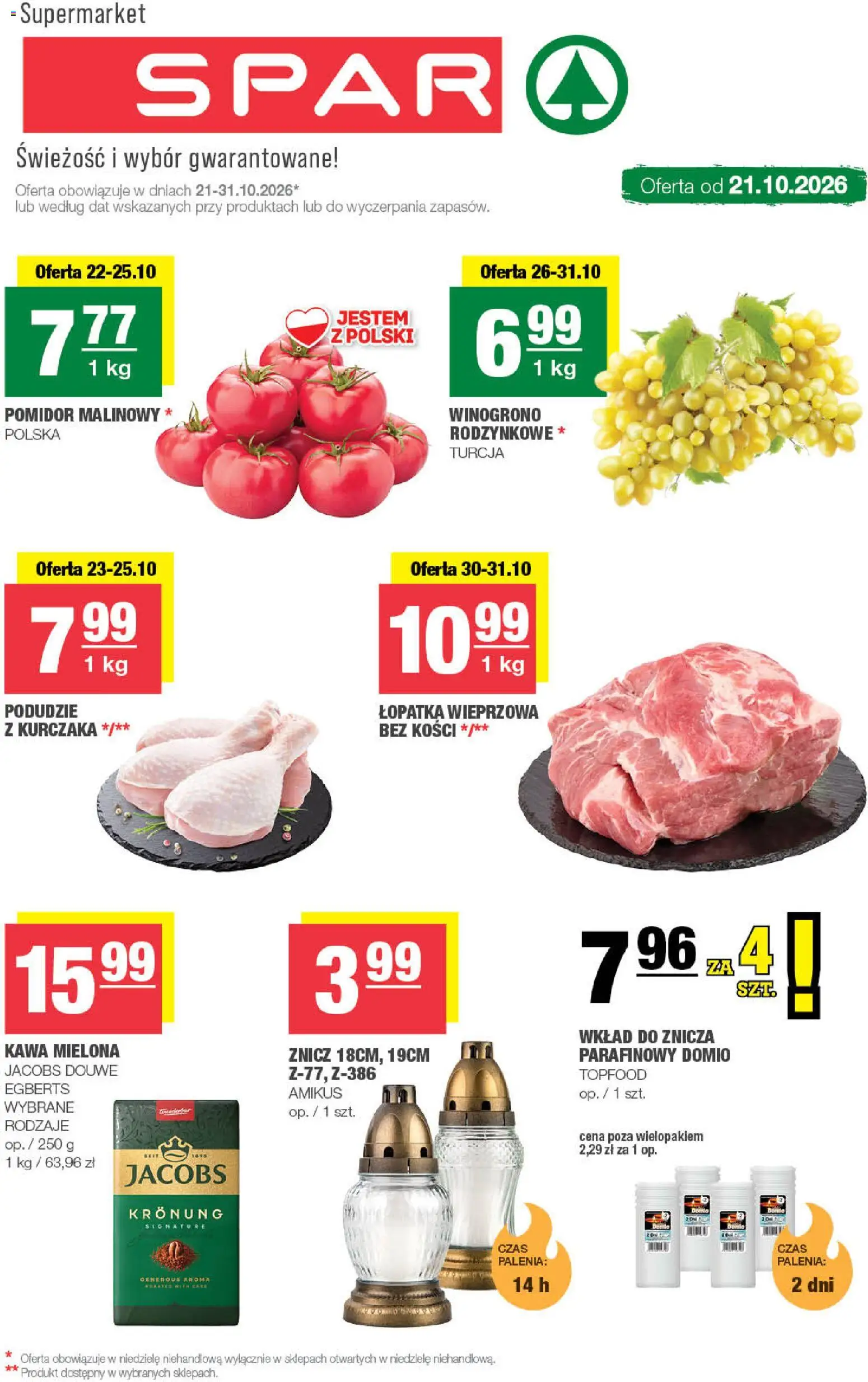 Spar Środa, 21 Października
