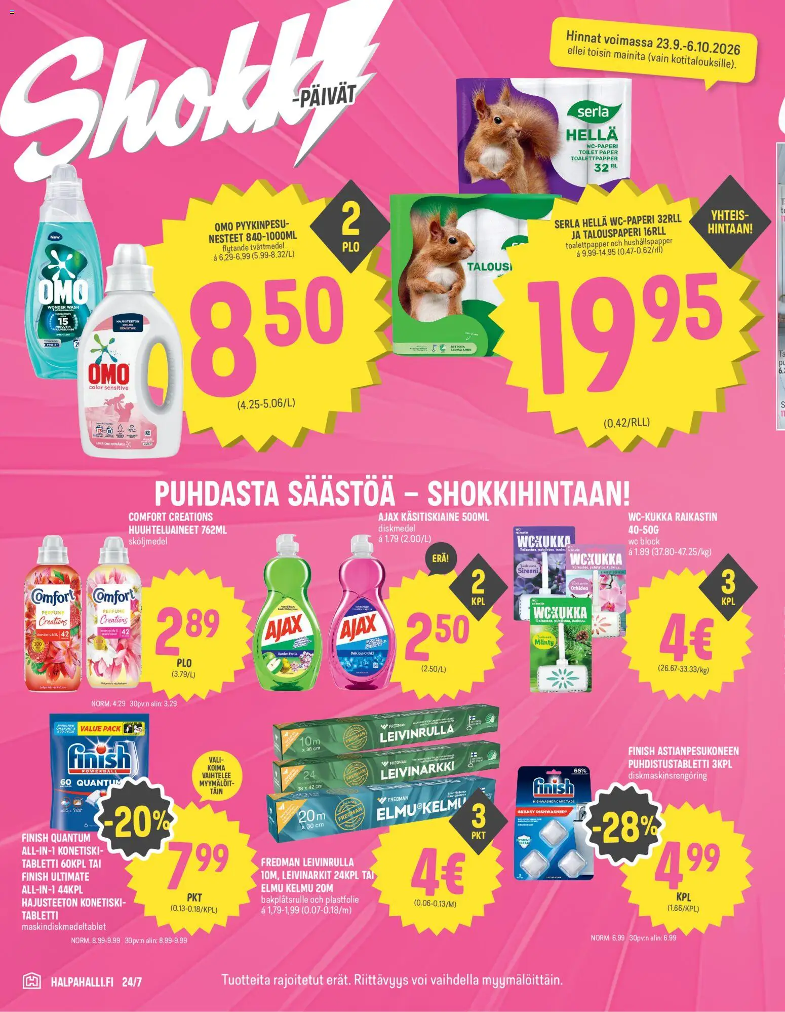 Halpa Halli tarjoukset – voimassa 23/09/2026 alkaen | Sivu: 8