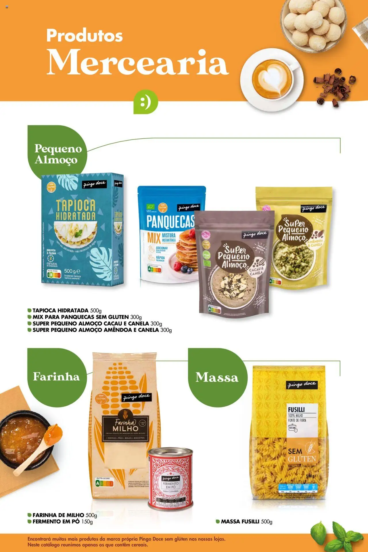 Pingo Doce Sem Glúten │ válido de 16.05.2024 | Página: 8 | Produtos: Top, Pó, Canela, Milho