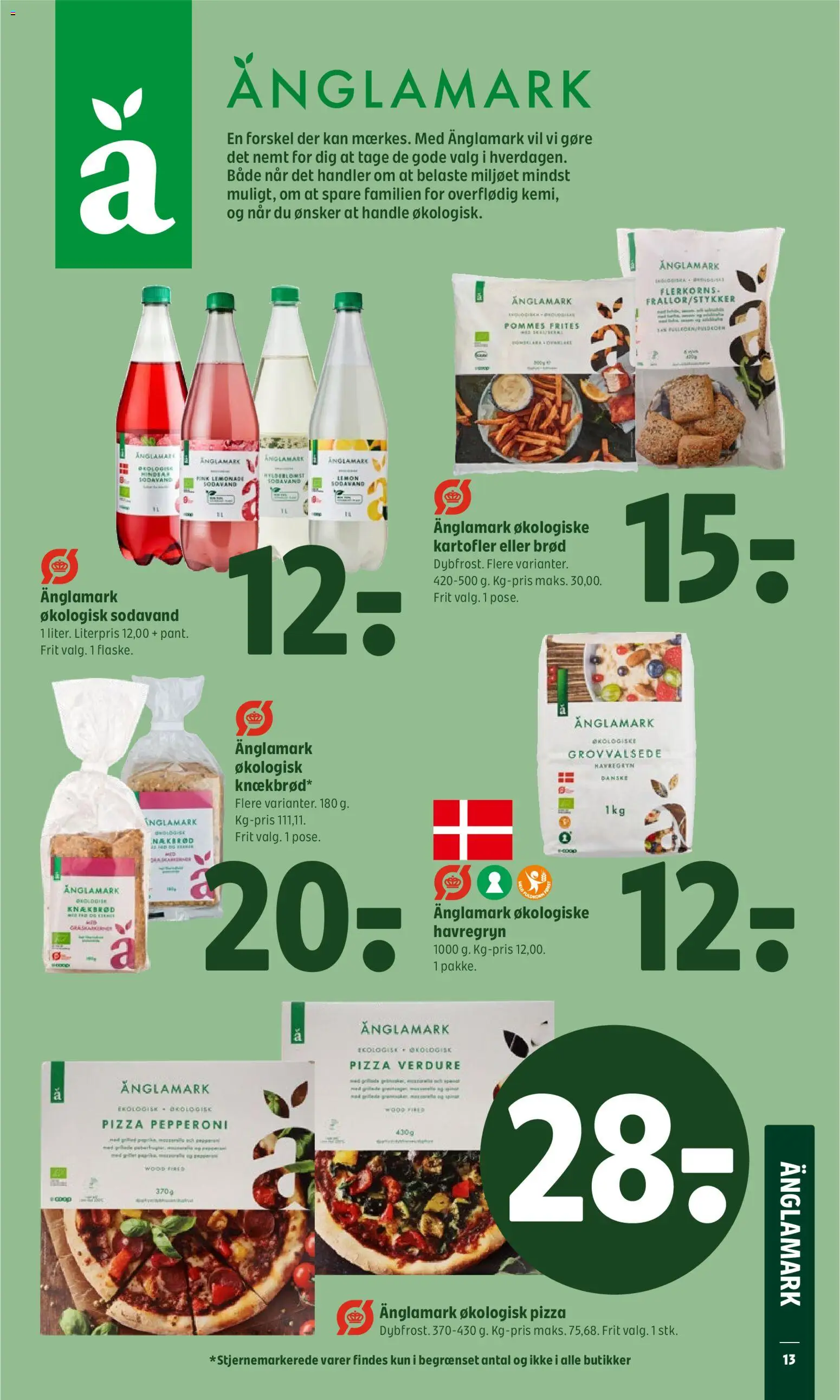Coop 365 tilbudsavis – gyldig fra 14.05.2026 | Side: 15 | Produkter: Brød, Pizza, Havregryn, Knækbrød