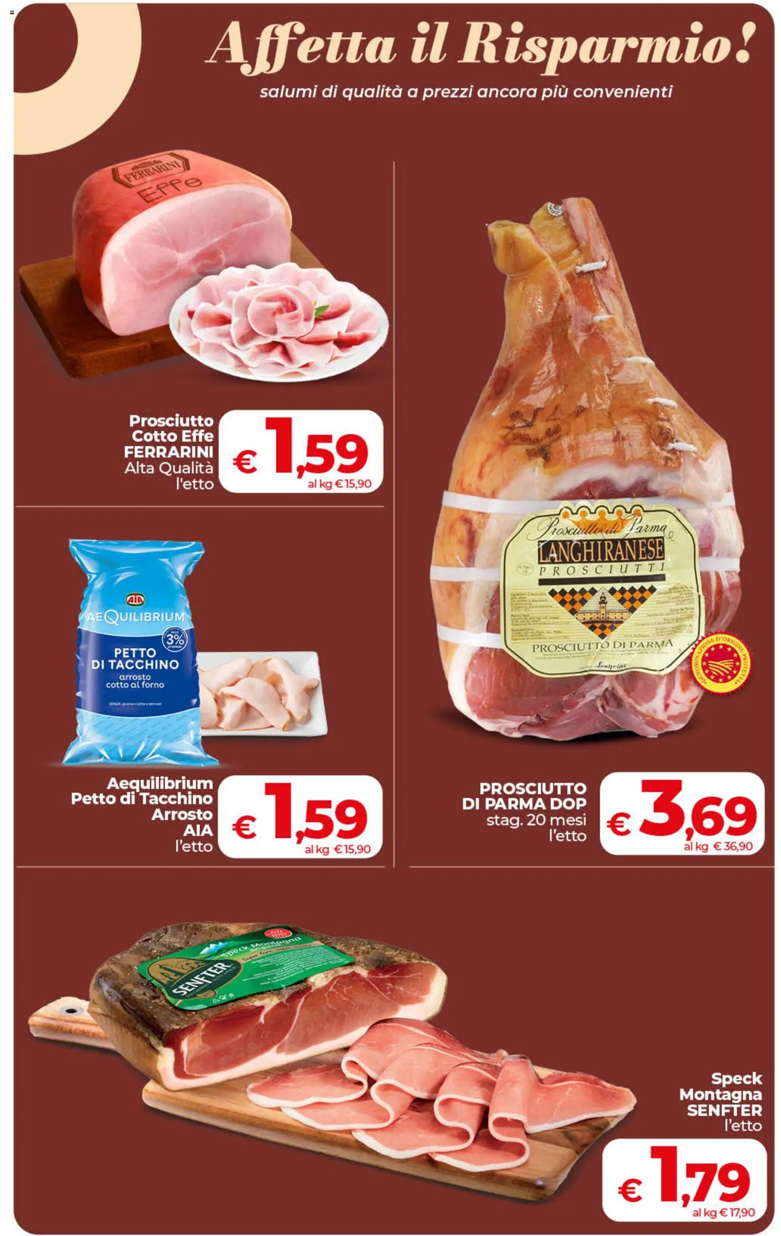 Volantino COOP del 10/07/2026 | Pagina: 10 | Prodotti: Speck, Arrosto, Prosciutto di Parma, Tacchino