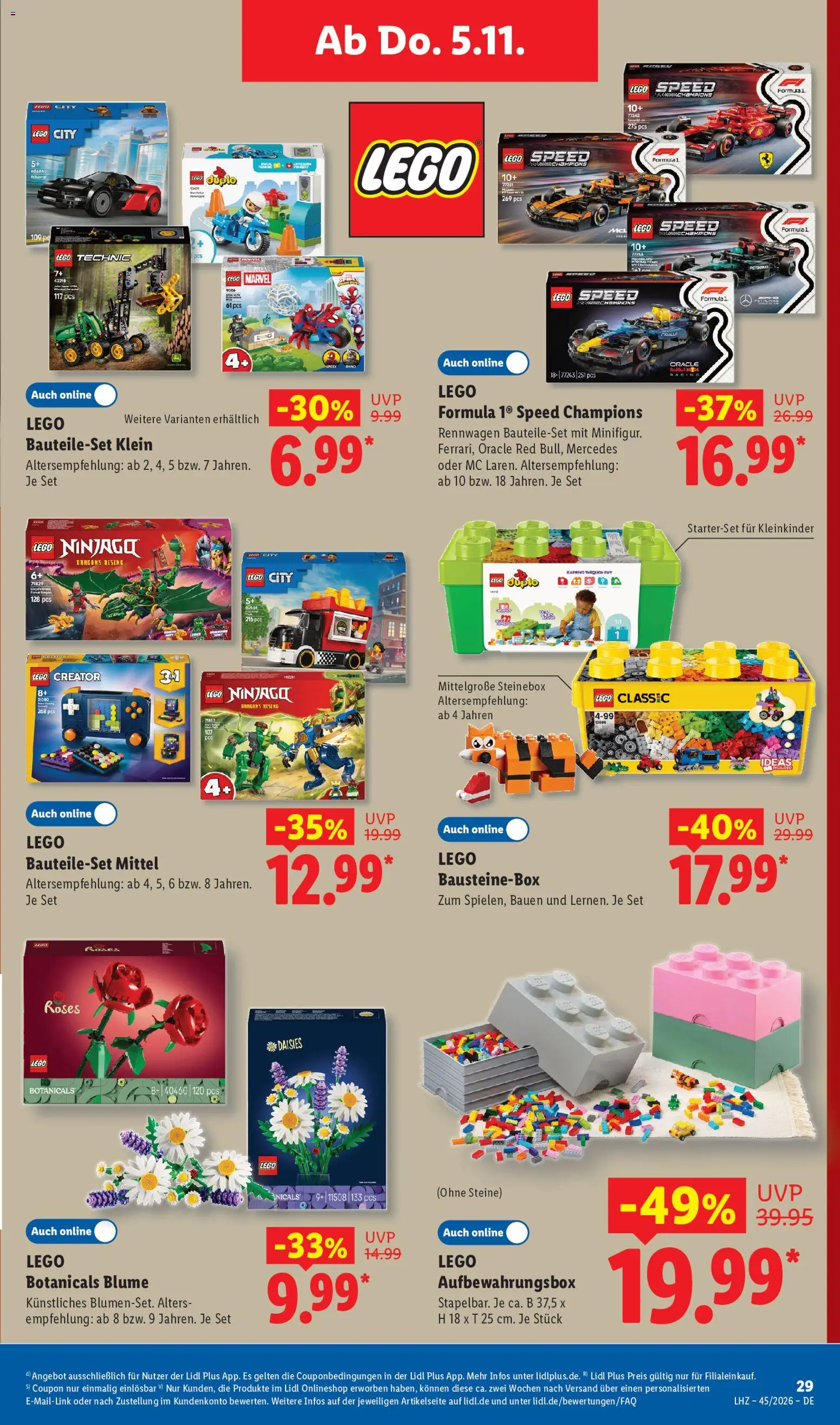 Lidl Německo leták od 02.11.2026 | Strana: 19 | Produkty: LEGO, Lego duplo, PC