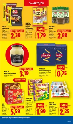 LIDL - Prévisualisation de Cœur au lait, Le produit de 140 g : 4,49 €, (1 kg = 32,07 €), Les 2 produits :, 6,74 €, (1 kg = 24,07 €) valide à partir de 20/08/2026 | Page: 19
