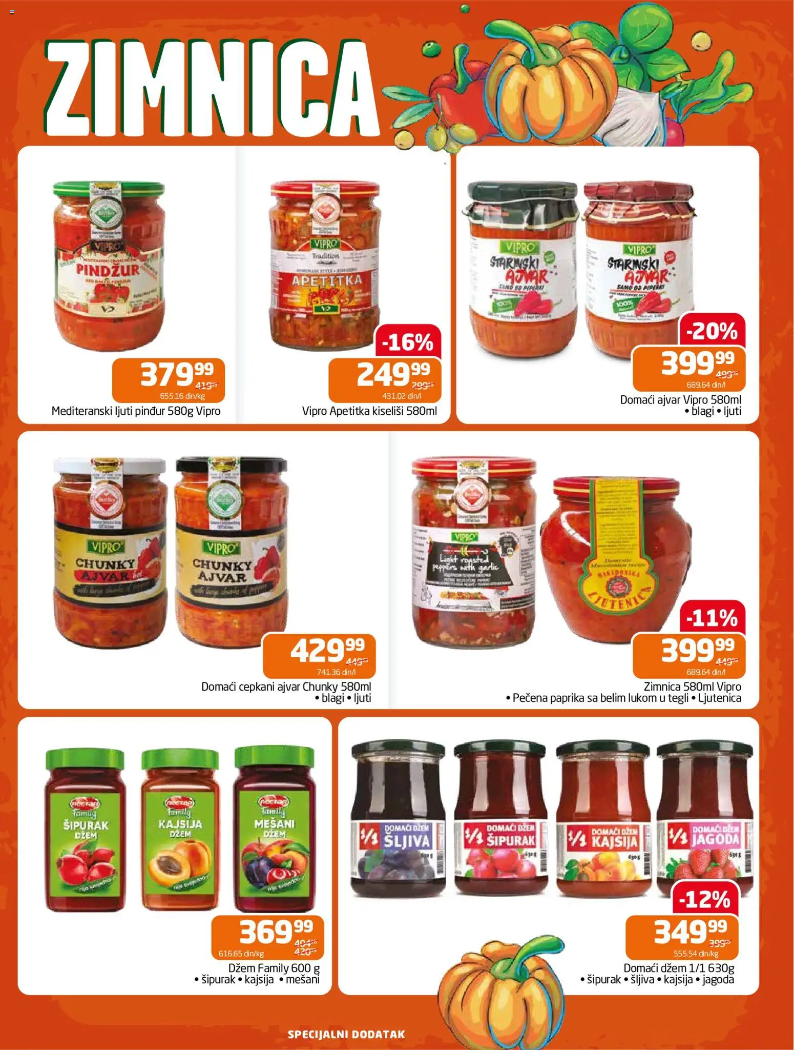 Gomex katalog - važi od 16.09.2026 | Strana: 1 | Proizvode: Jagoda, Kajsija, Ljutenica, Šljiva