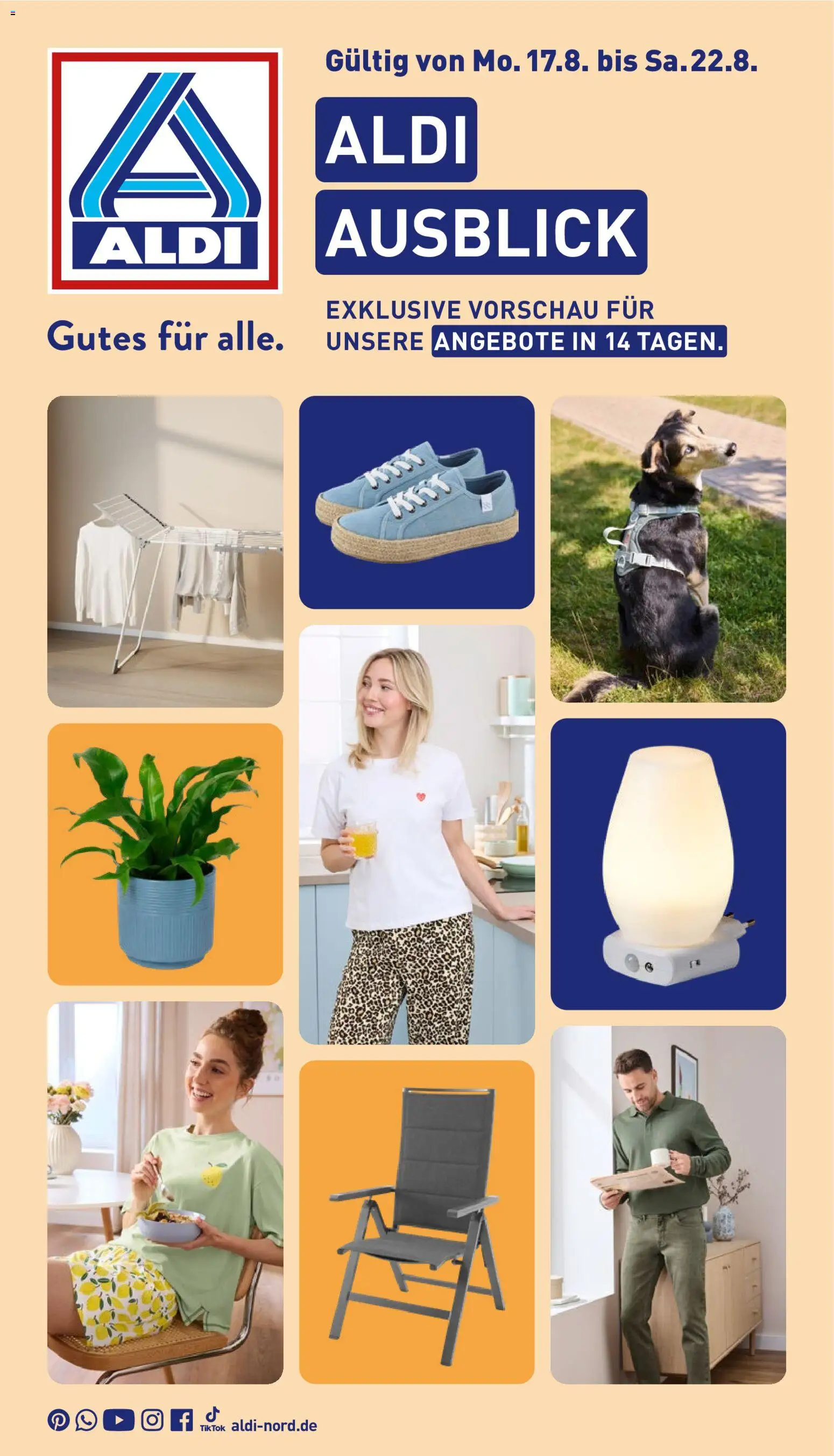 Aldi Prospekt – gültig ab 17.08.2026 | Seite: 1